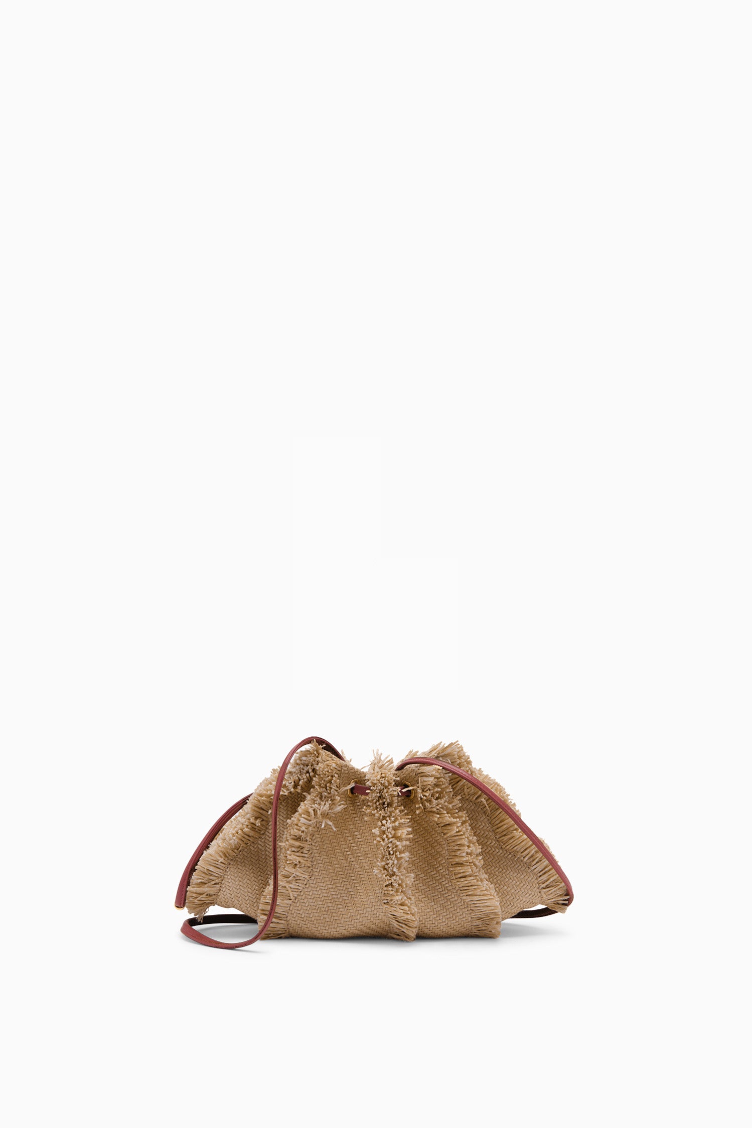 Ulla Johnson Adria sac bandoulière Natural raphia à franges