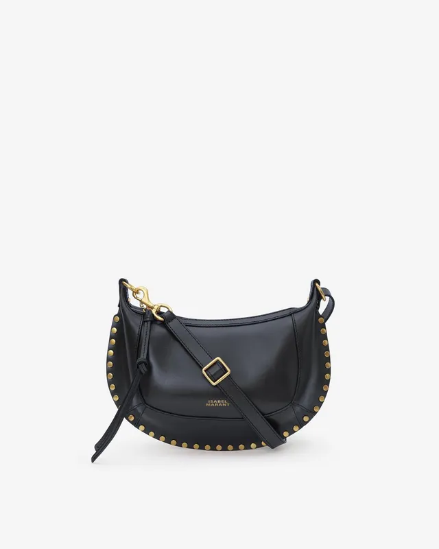 Isabel Marant Oskan Moon PP0003FA sac cuir noir clouté