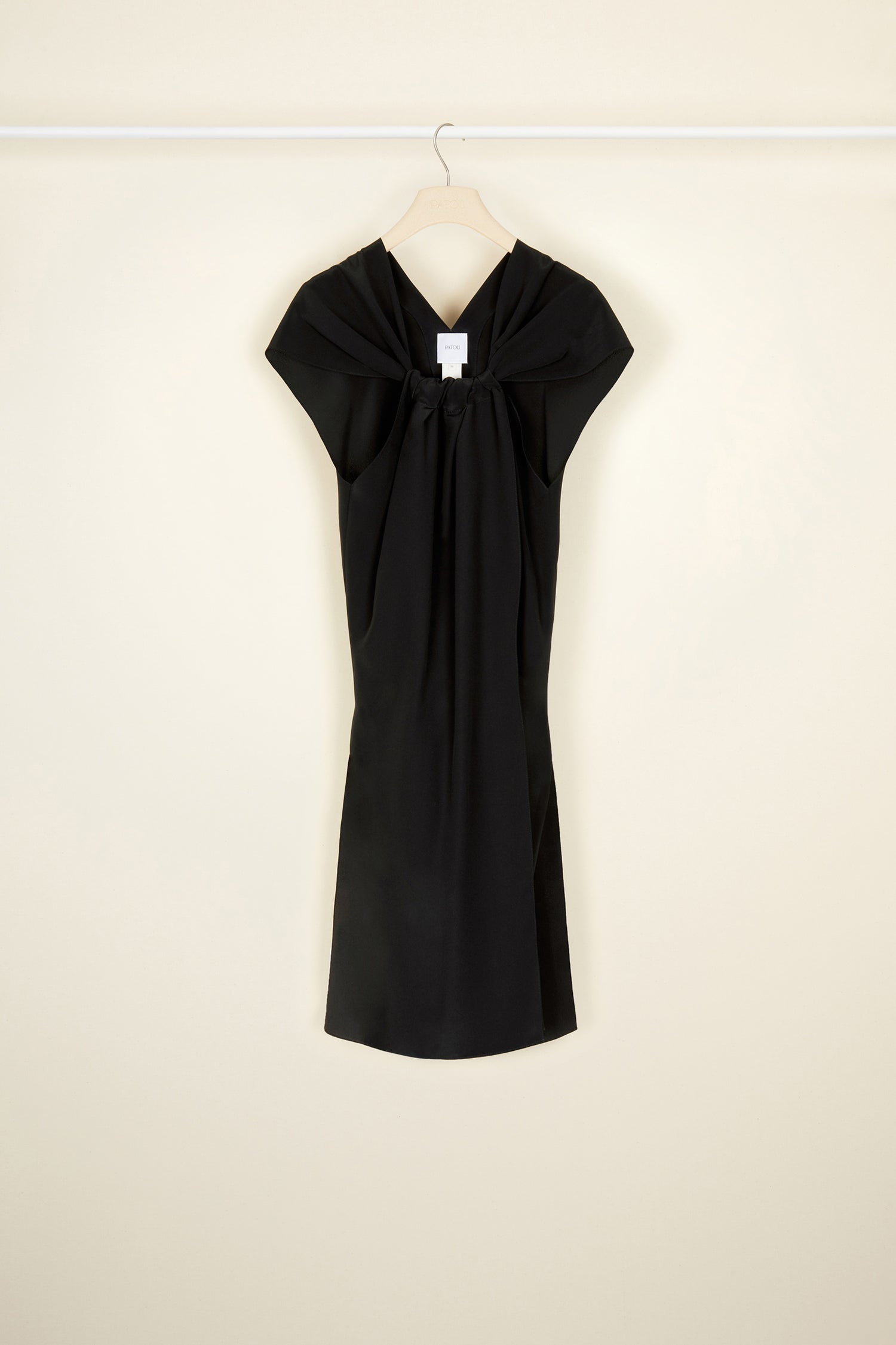 Patou Top TO014 Soie Noire Asymetrique 34-44
