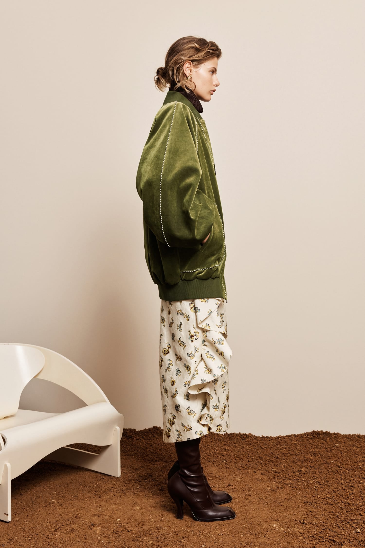 Alemaïs Casey Veste Bomber 10 velours fin doublée