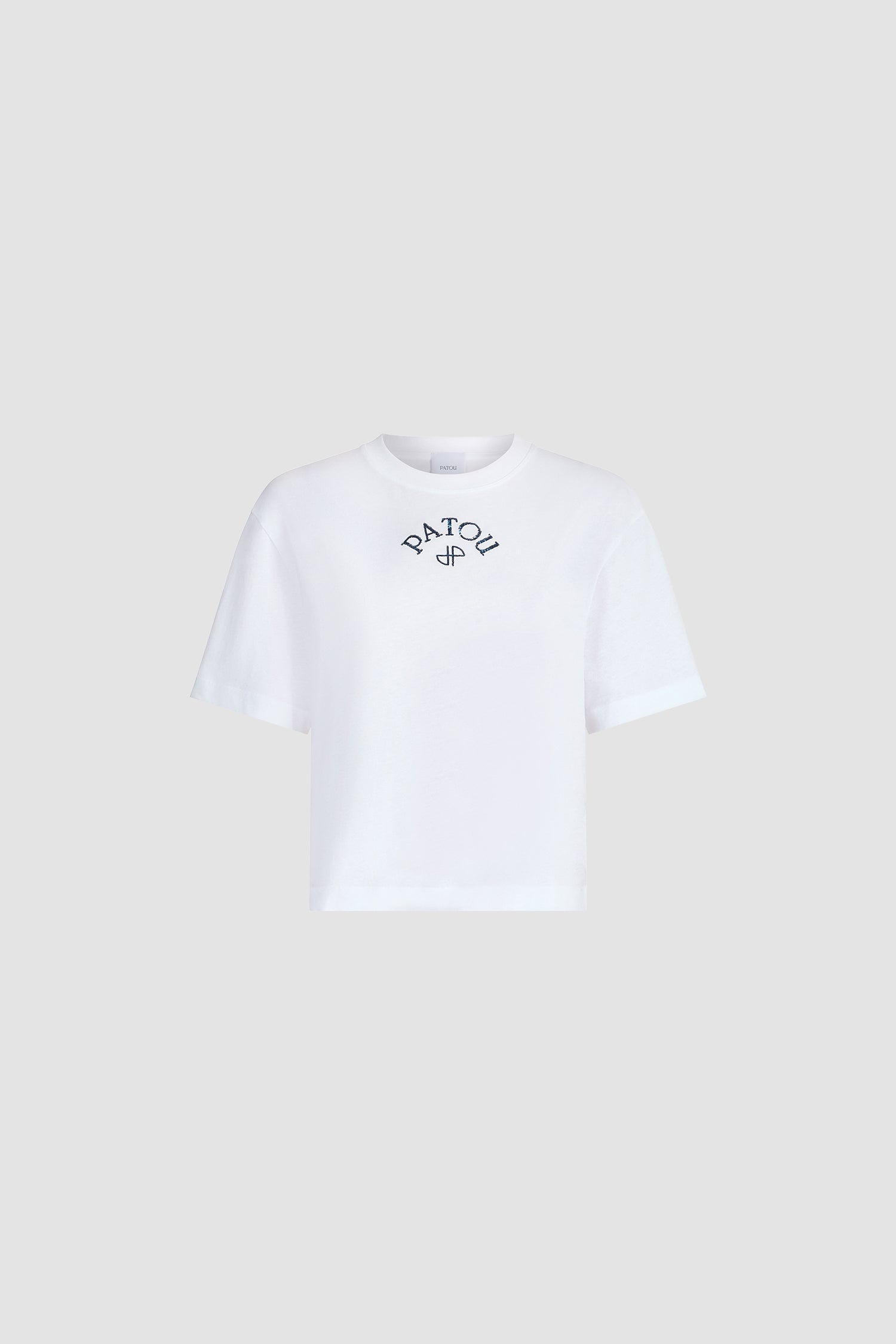 Patou JE214 polo T-shirt blanc coton bio