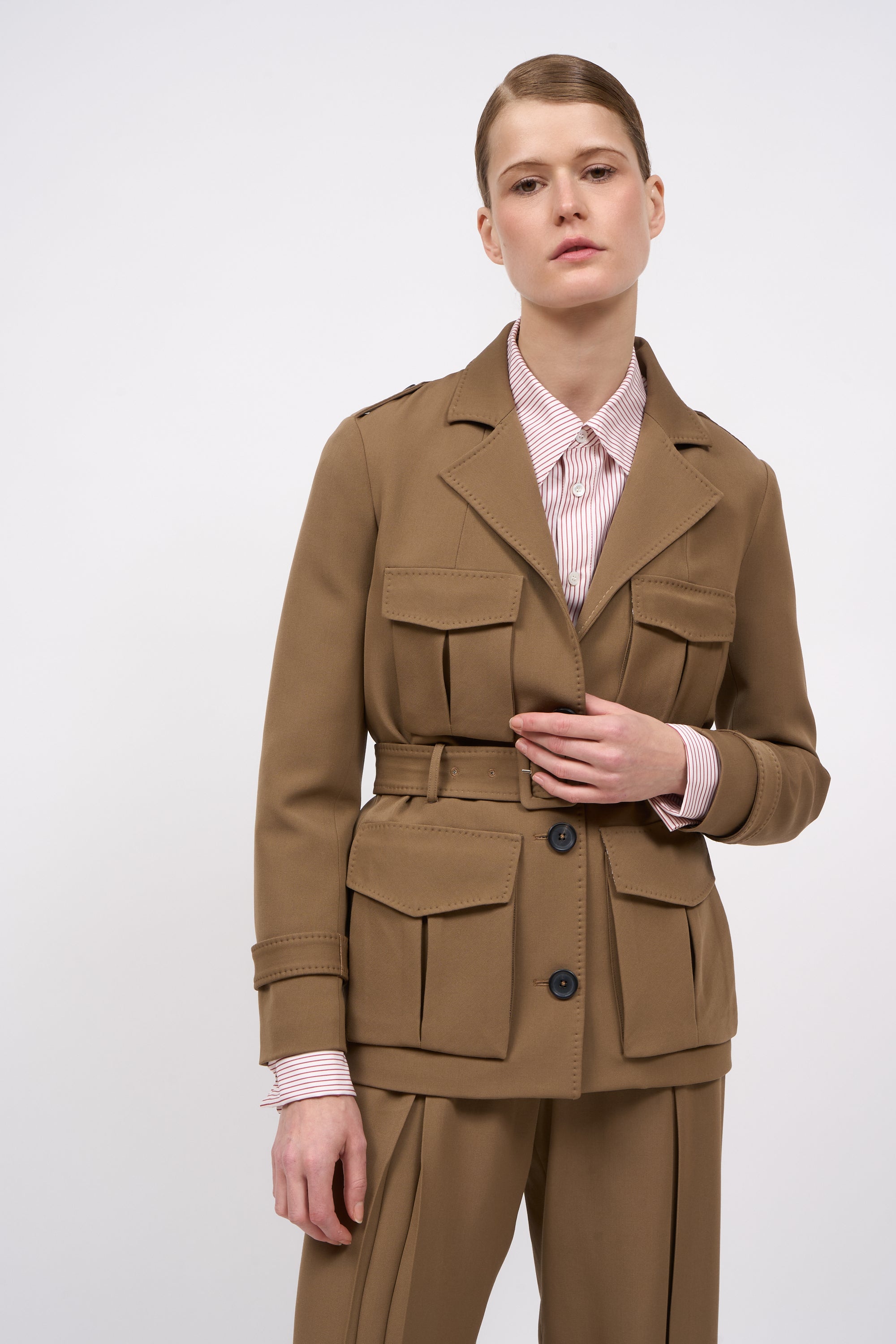 Paul & Joe Eddy veste laine vierge camel Tilda Jonathan