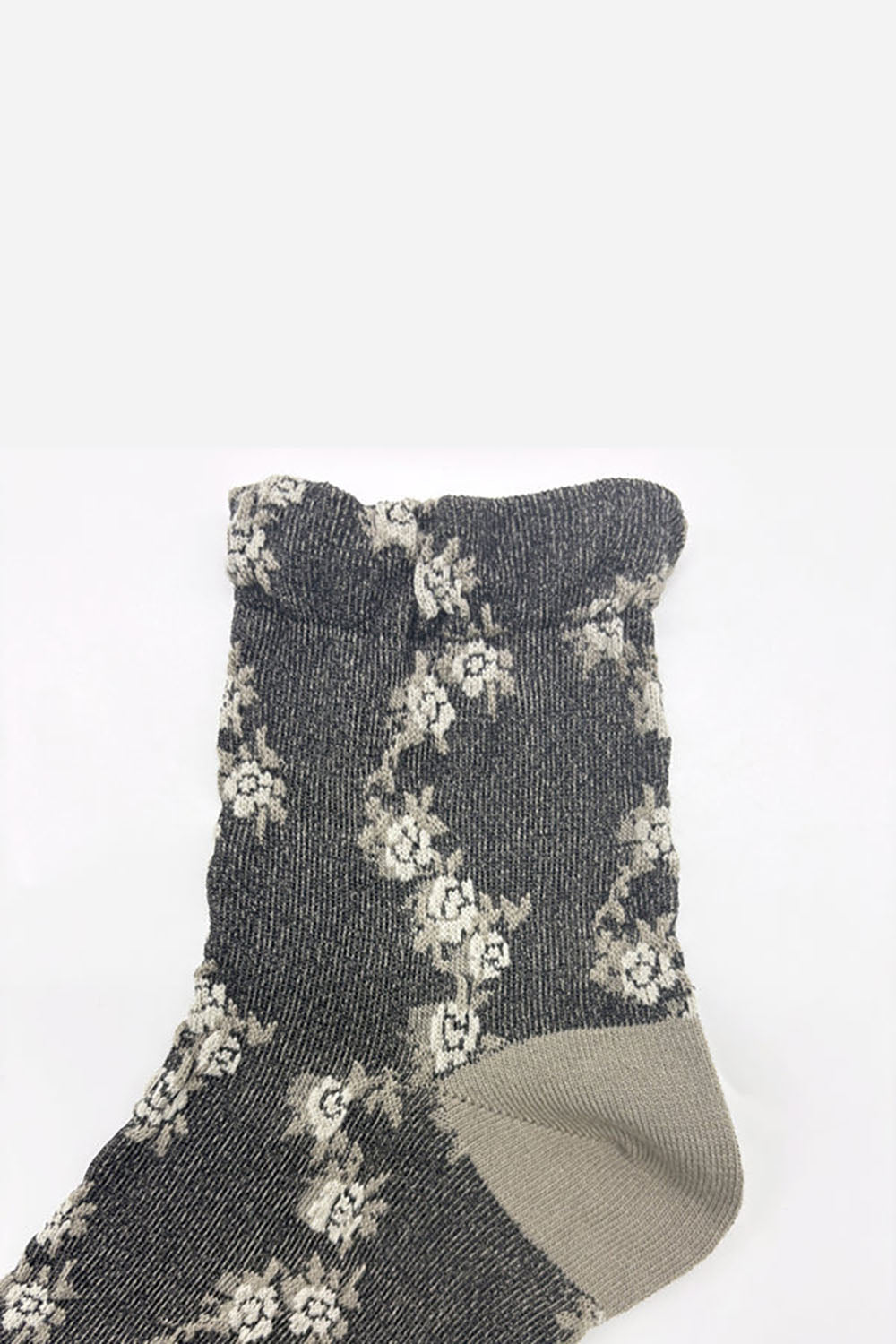 PAUL & JOE Chaussettes femme à fleurs chaussettes noir 36-39