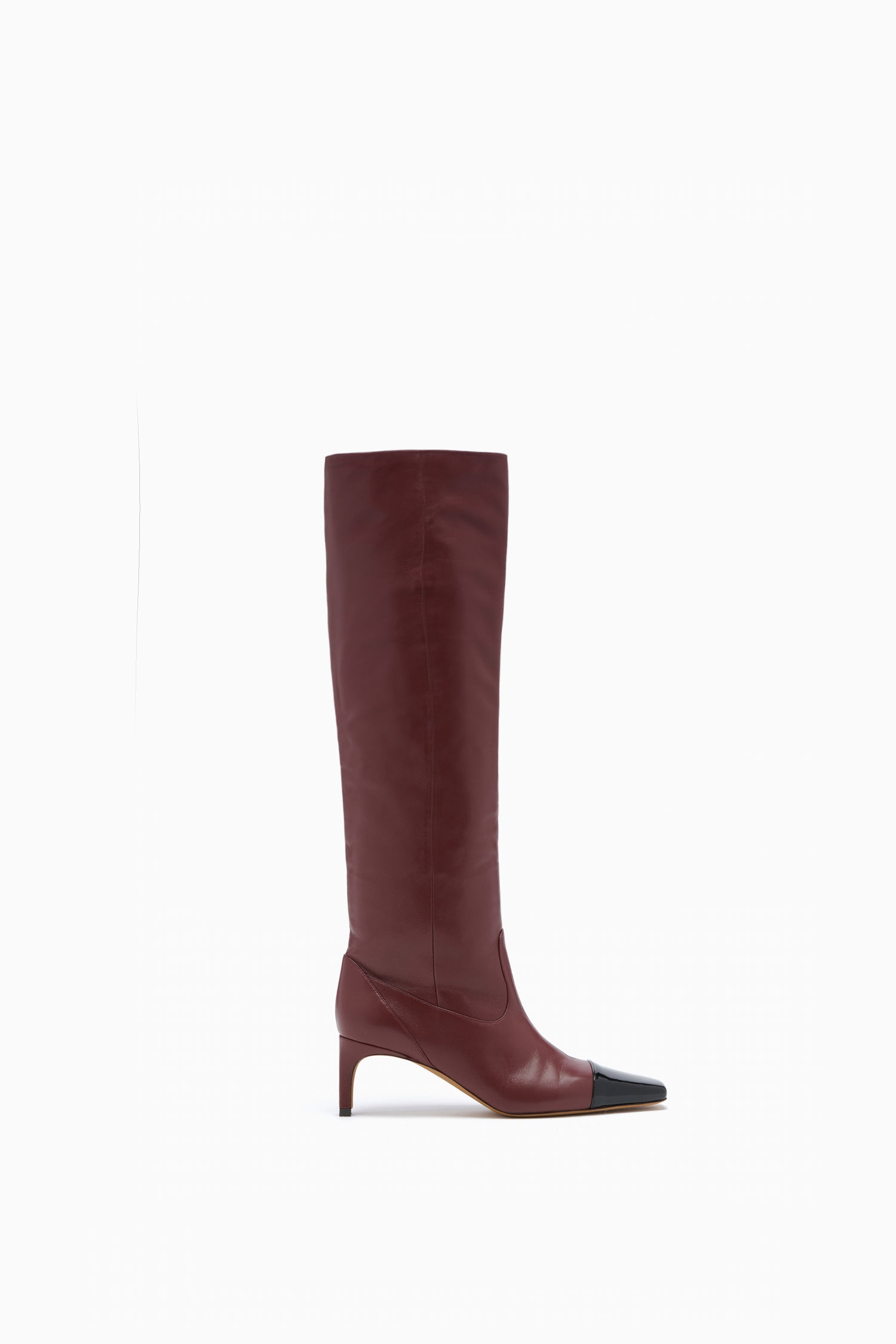 Ulla Johnson Carlyle FA261033 bottes cuir mahogany