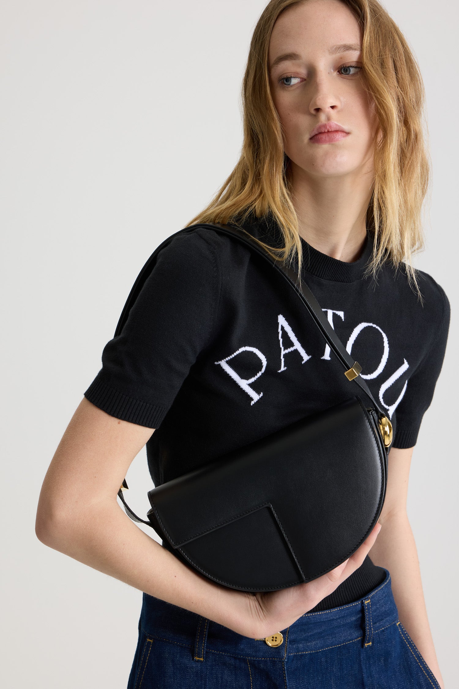 Patou Le Patou BA022 sac cuir noir