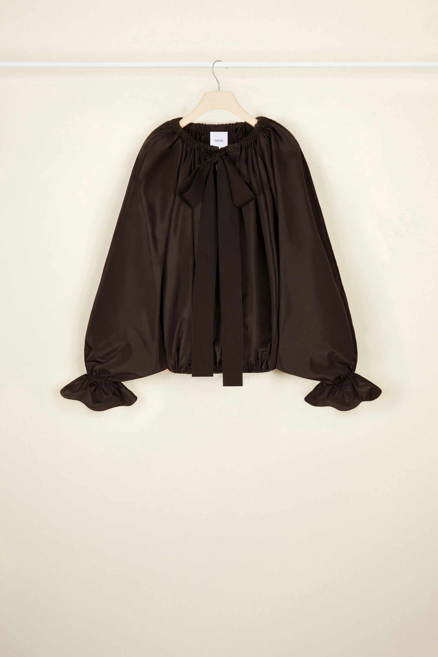 Patou A21TO026 top faille éco Havana marron taille 38