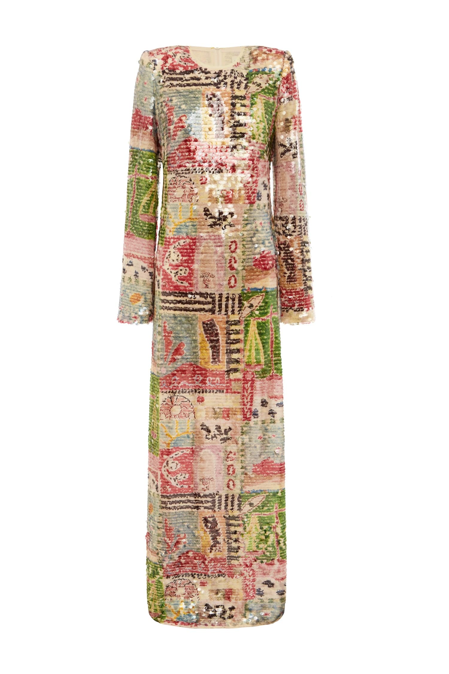 Alemäis Lumira Sequin robe longue sequins dos nu