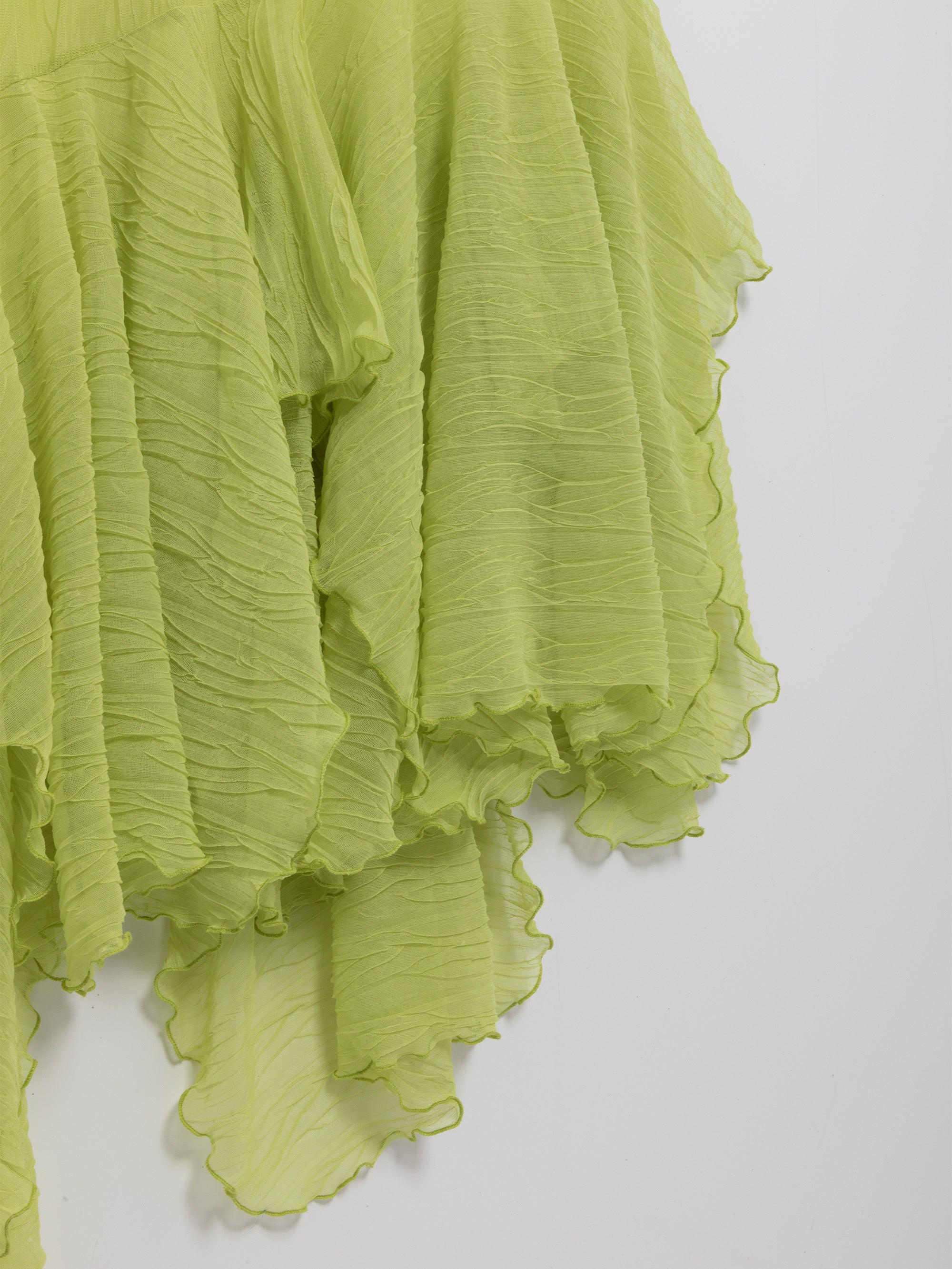 Ester Manas Pistachio Crumpled Easy Dress robe vert