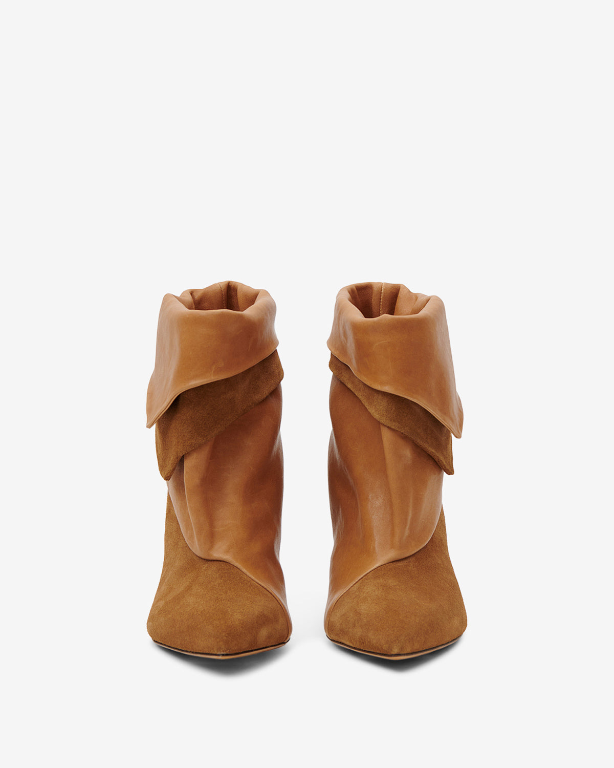 Isabel Marant Lyone bottines cuir cognac 9 cm