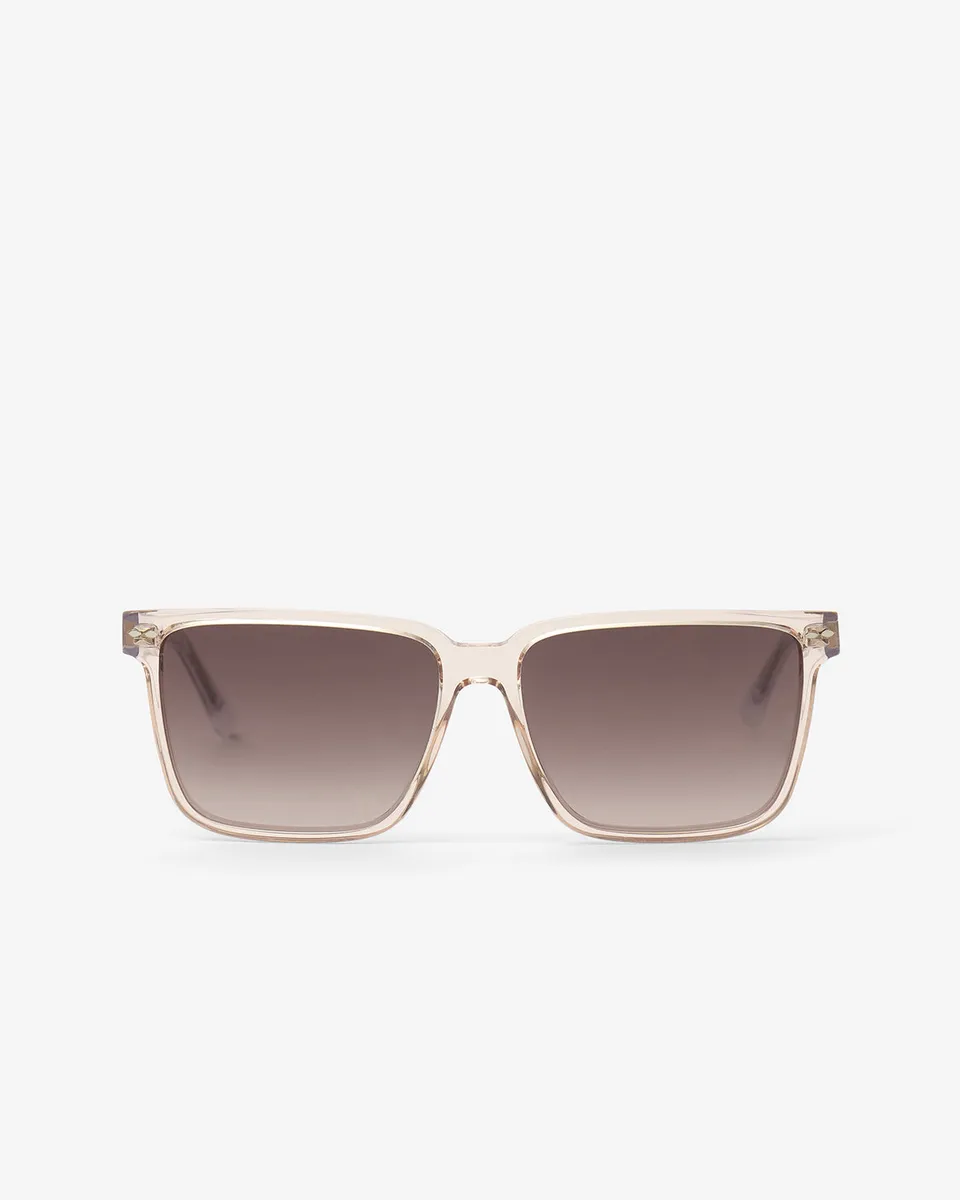 Isabel Marant Priya lunettes de soleil écaille rose marron