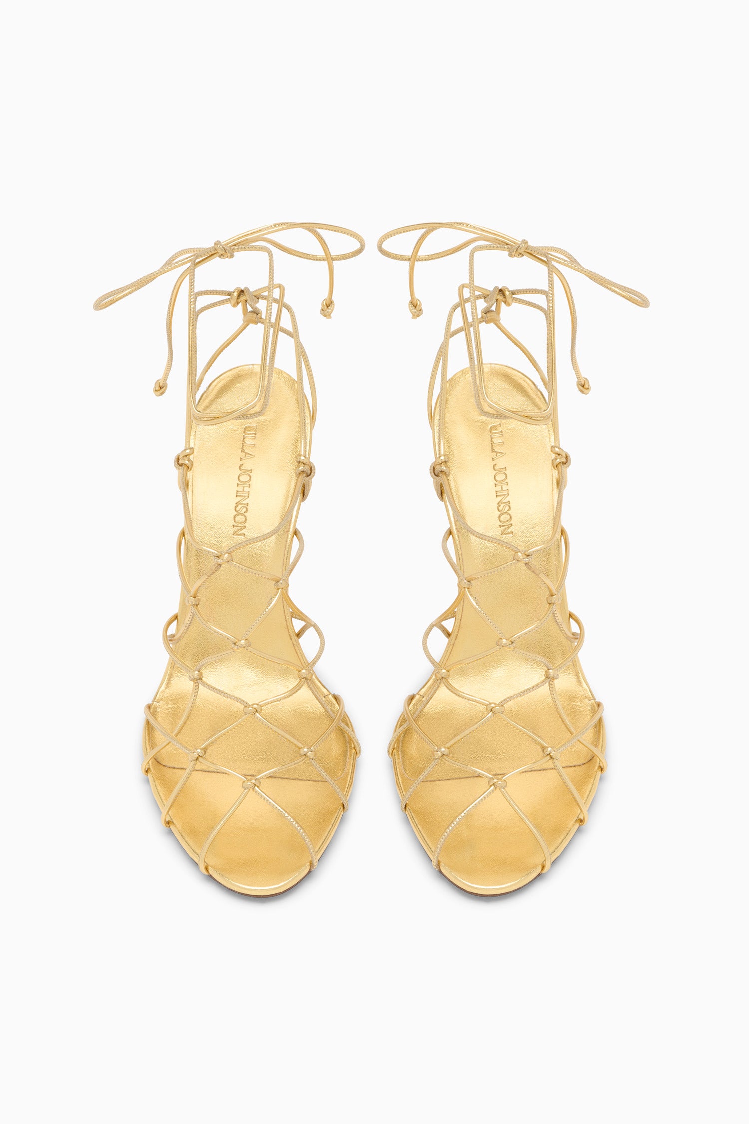 Ulla Johnson Colette Pump escarpins dorés talon 75 mm