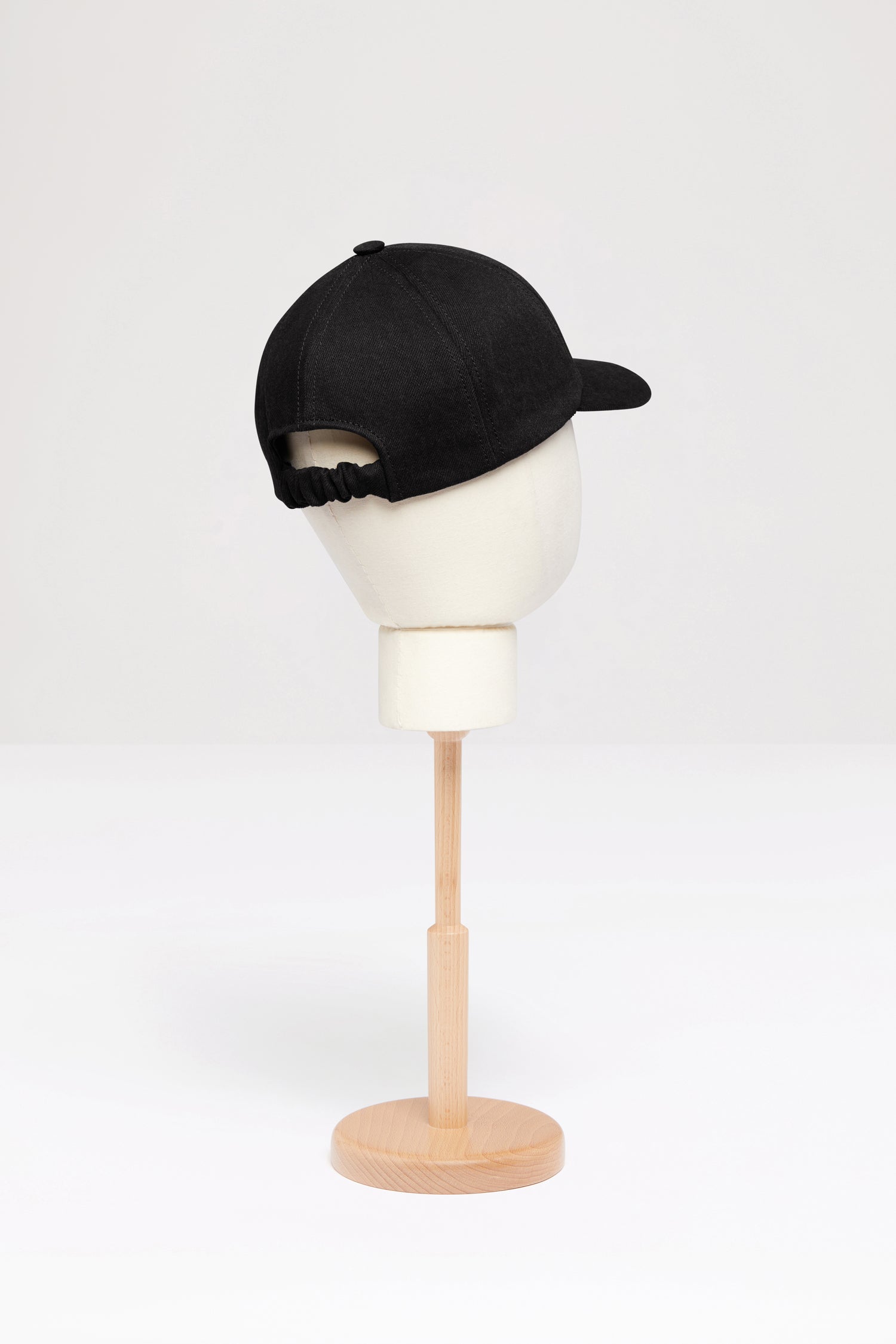 Patou AC040 casquette denim coton bio noire M 58 cm