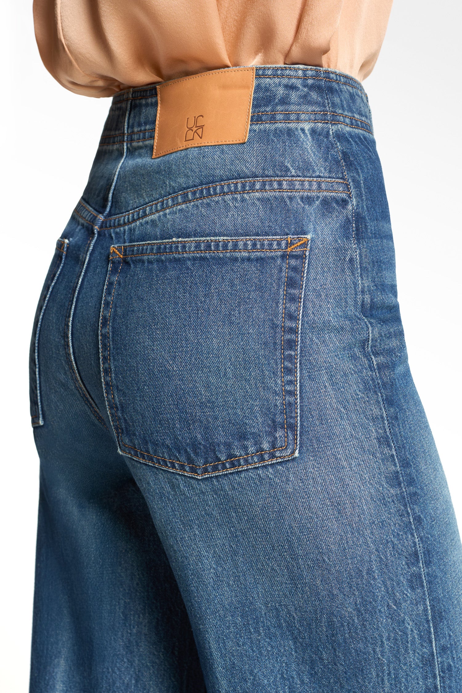 Ulla Johnson Bianca jean large Danube coton indigo