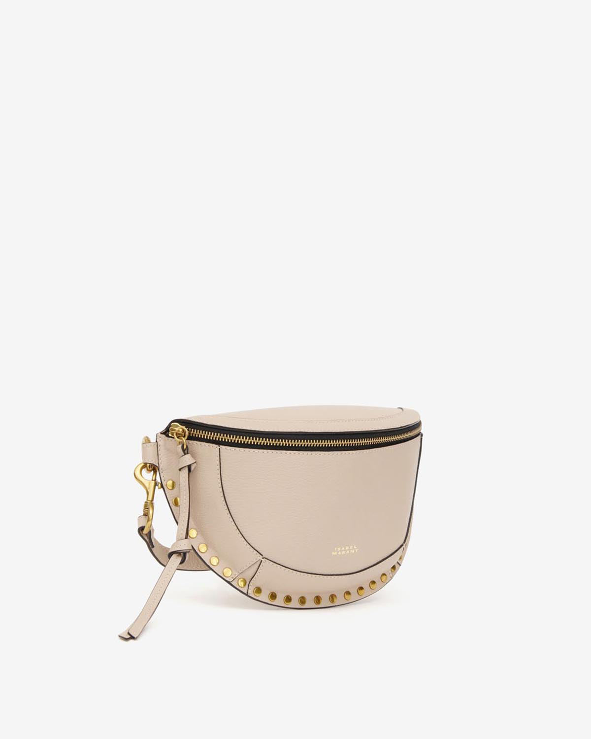 Isabel Marant Skano BJ0001FA sac banane beige clair cuir