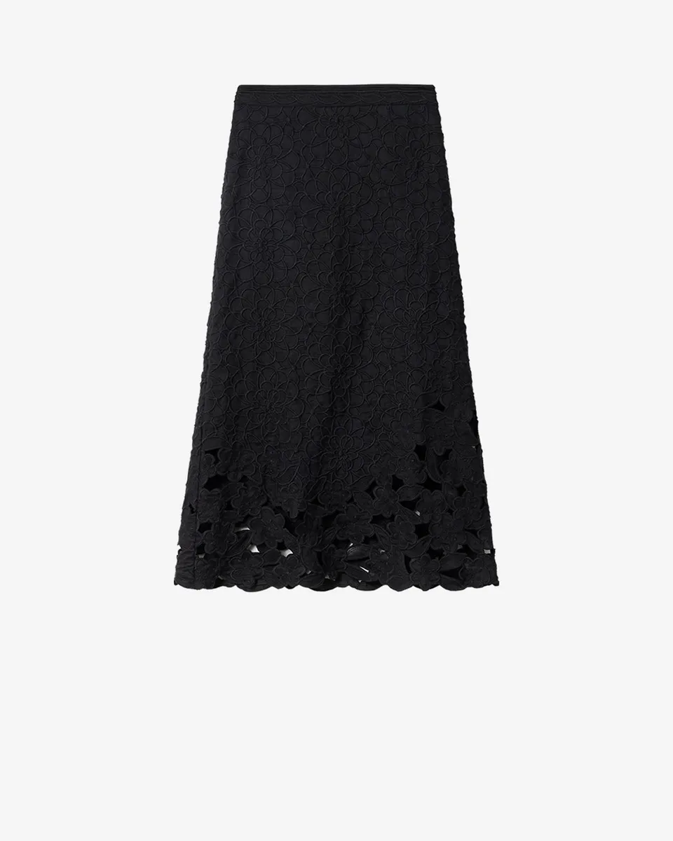 Isabel Marant Ryesha JU0547FA-D3J12I jupe longue noir