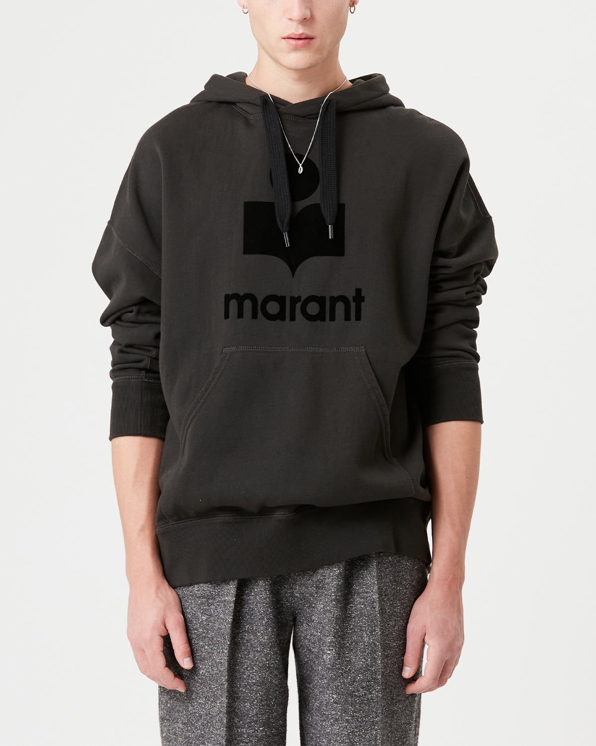 Isabel Marant Miley SW0055-00M003H sweat noir delave