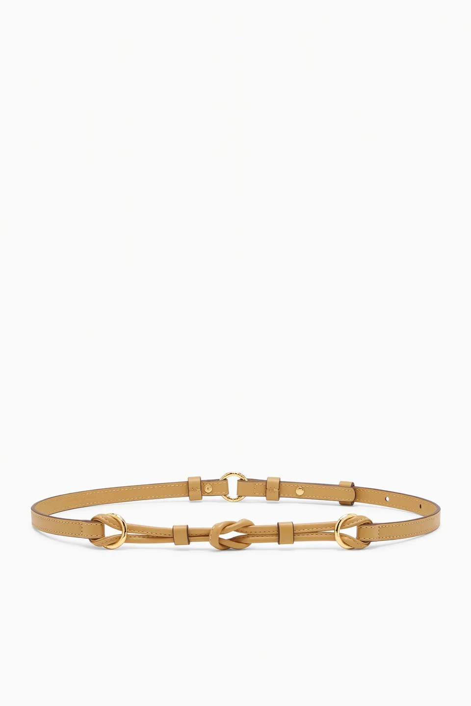 Ulla Johnson Knot ceinture cuir Bisque