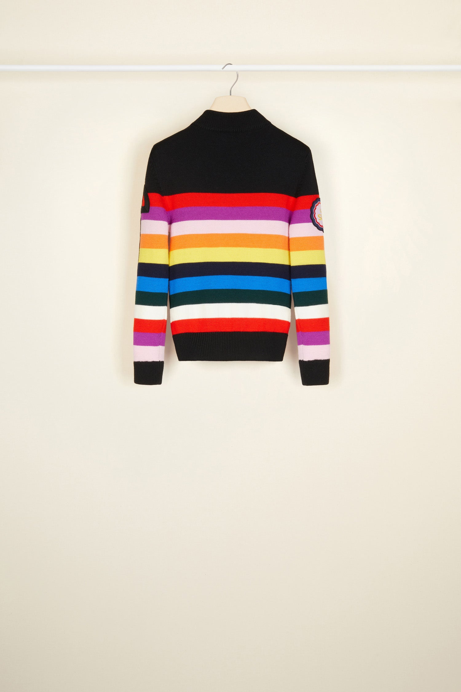 Patou KN04880365028 pull marinière laine rayée