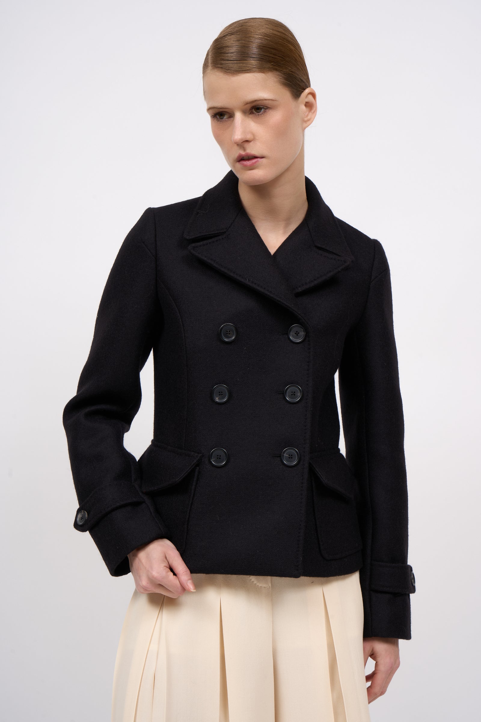 Paul & Joe Jupes Alex jupe-culotte twill laine vierge doublée