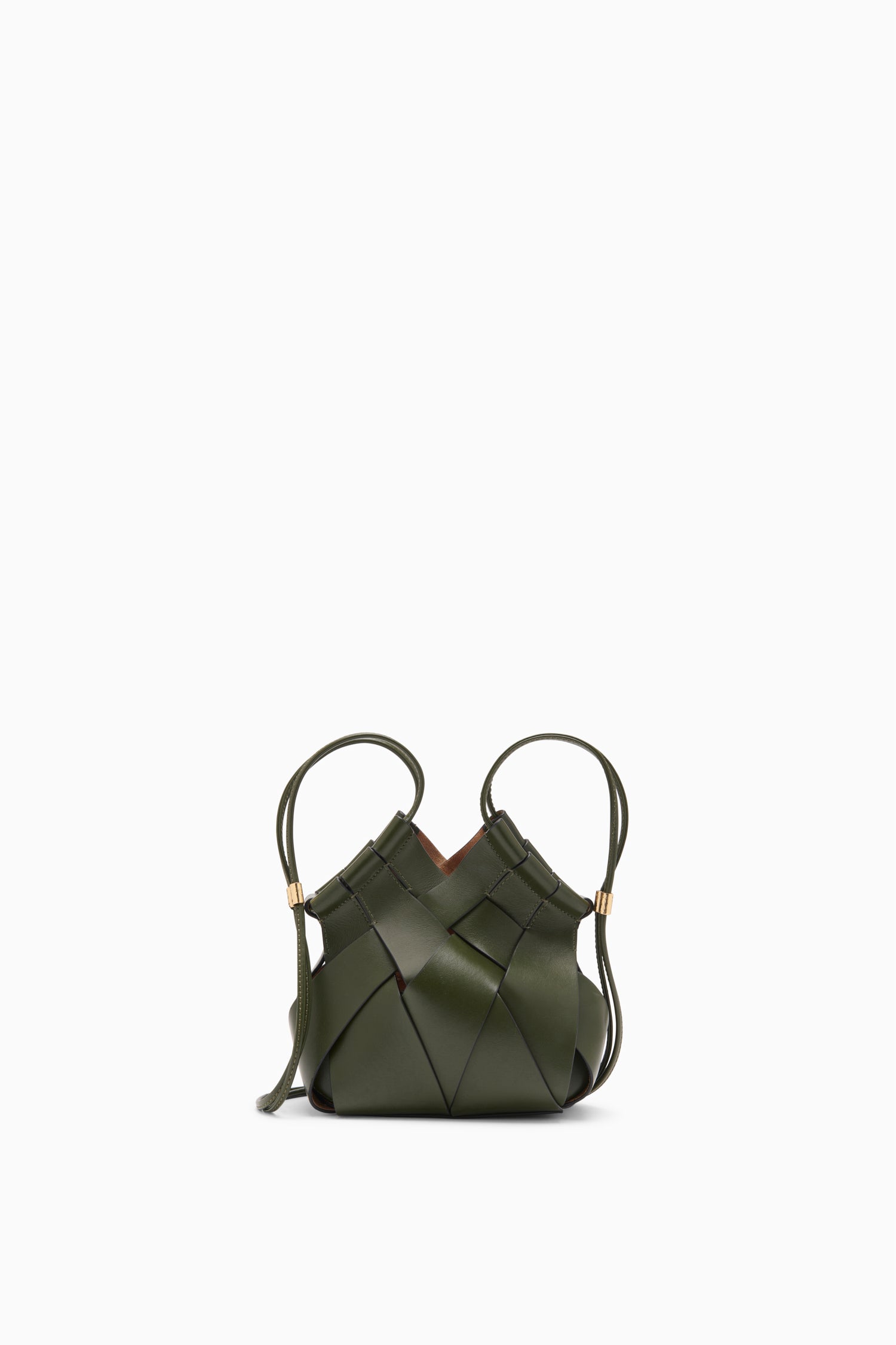 Ulla Johnson Charlotte sac bandoulière Militaire cuir vert