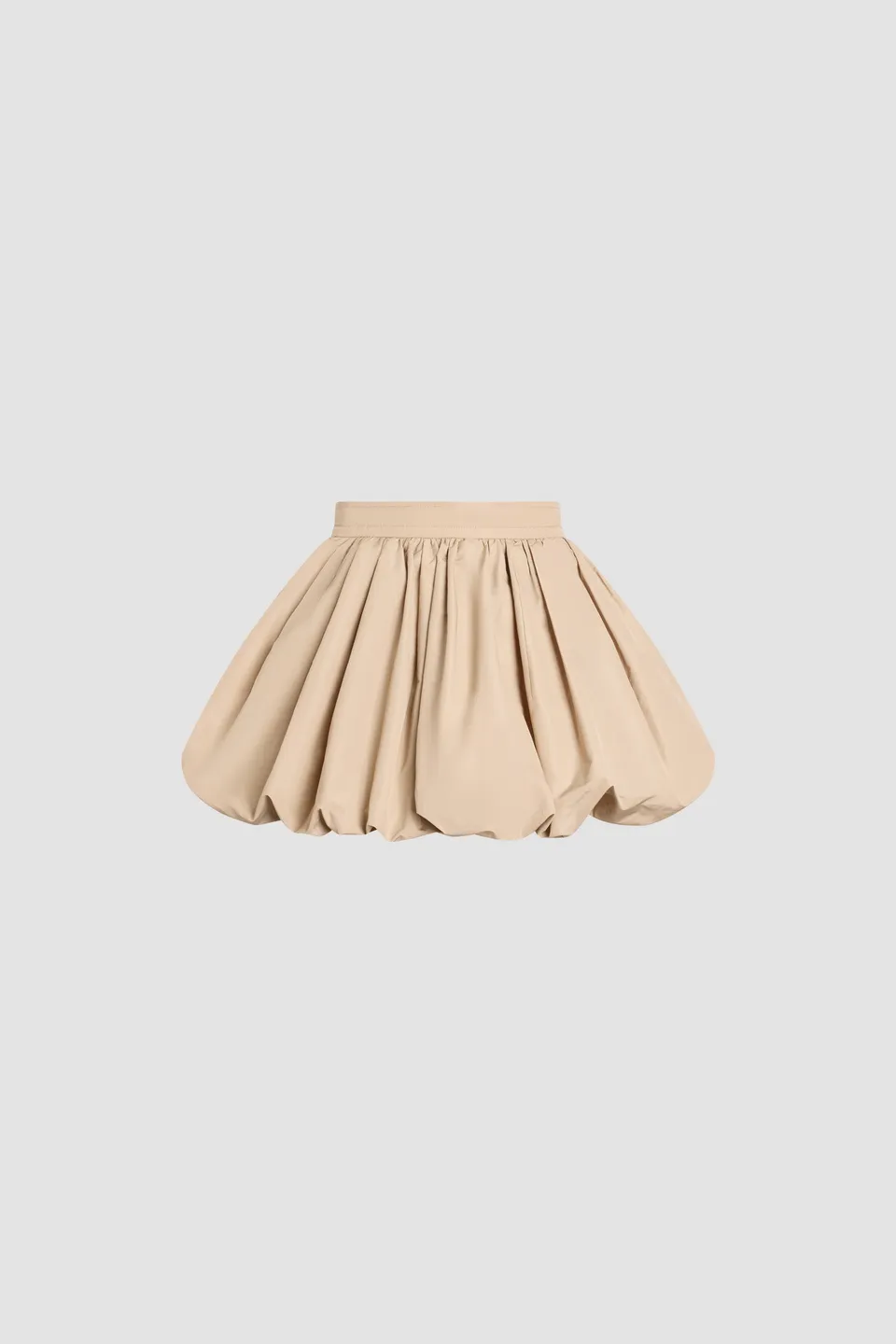 Patou SK098 mini jupe bloomer Dune faille recyclée