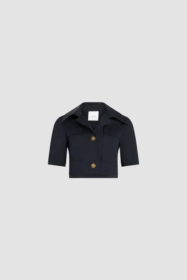 Patou Jackets JA048 veste coton bleu nuit 38