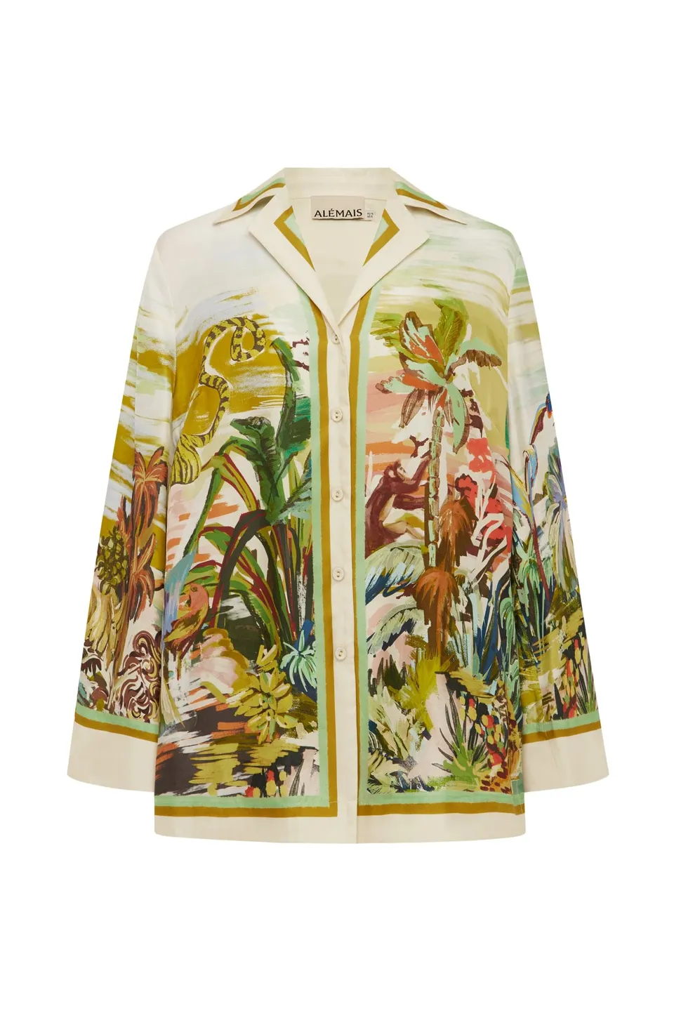 Alemaïs Jungle Boogie chemise soie imprimée