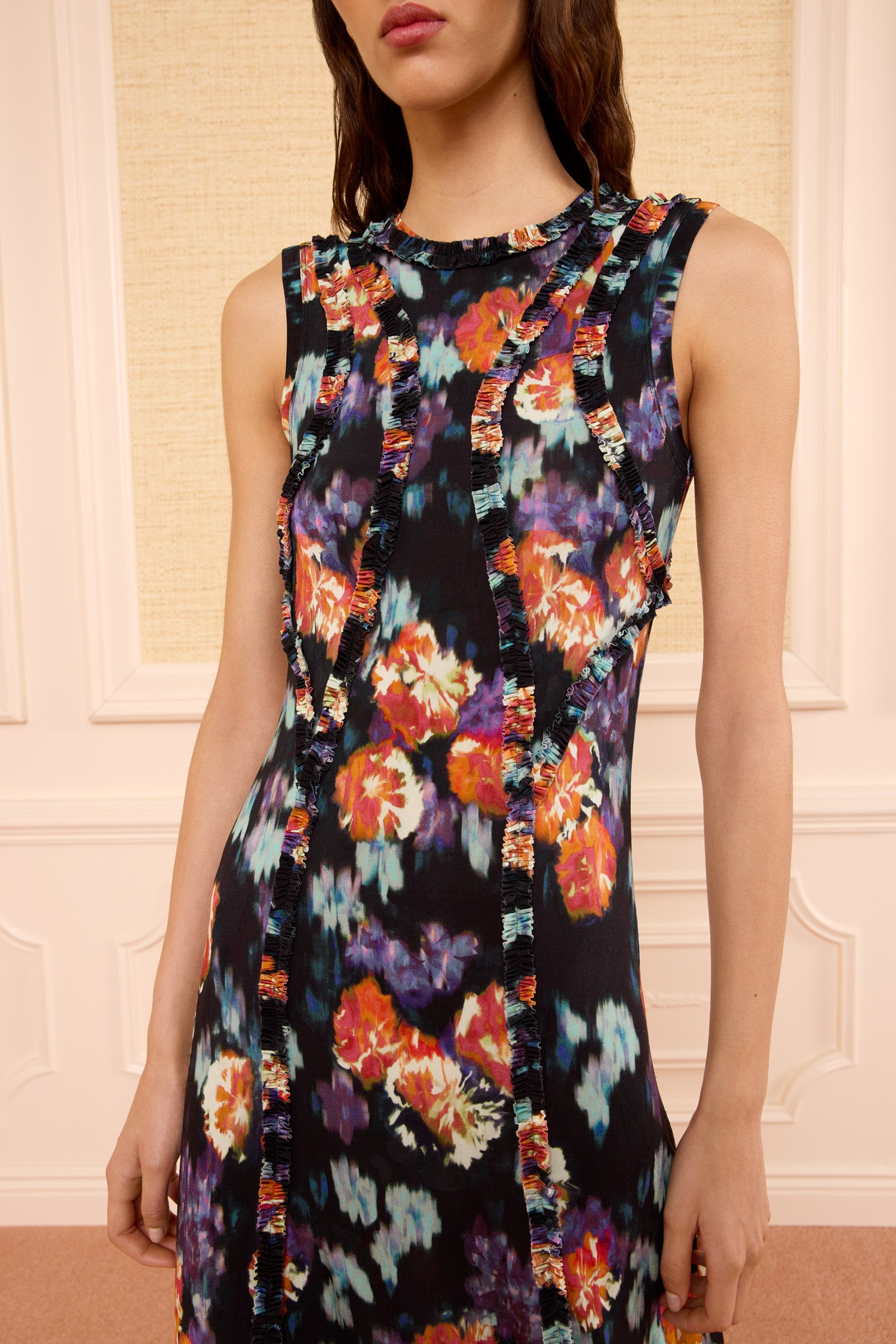 Ulla Johnson Isabelle PF260814 robe jersey Nocturne midi