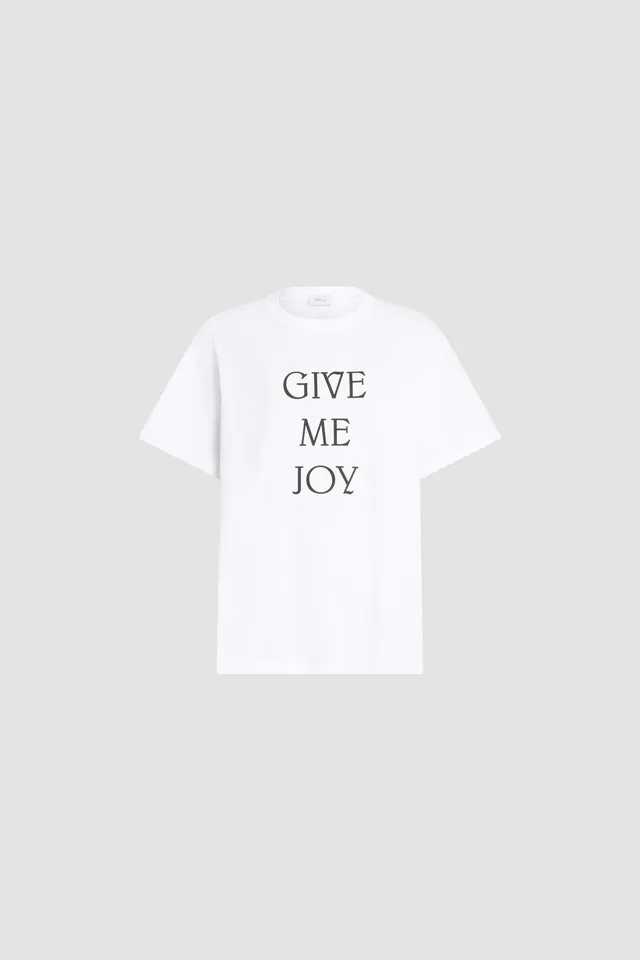 Patou JE2519999001W t-shirt Give Me Joy blanc M