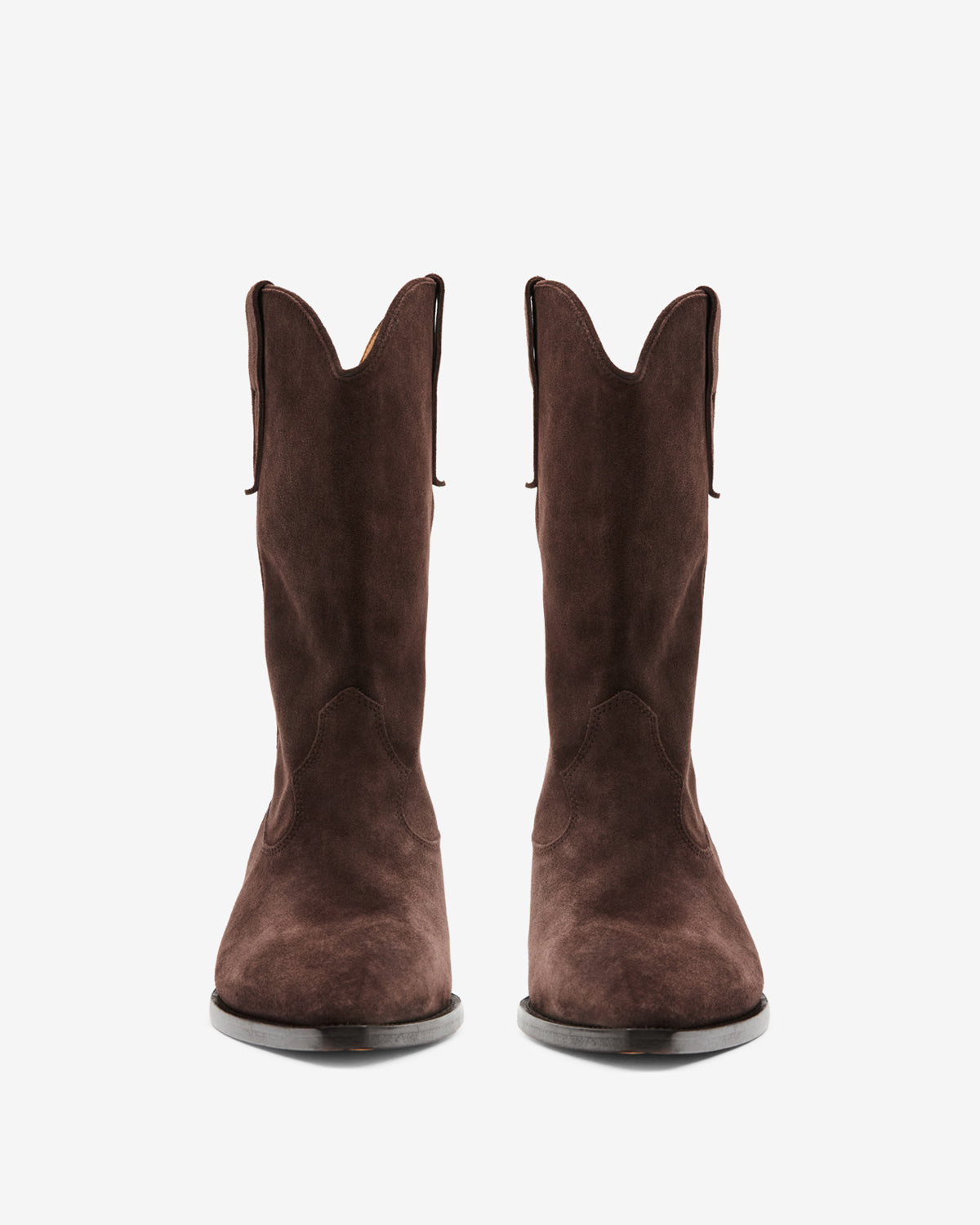 Isabel Marant Duerto bottes santiag chocolat talon 4 cm