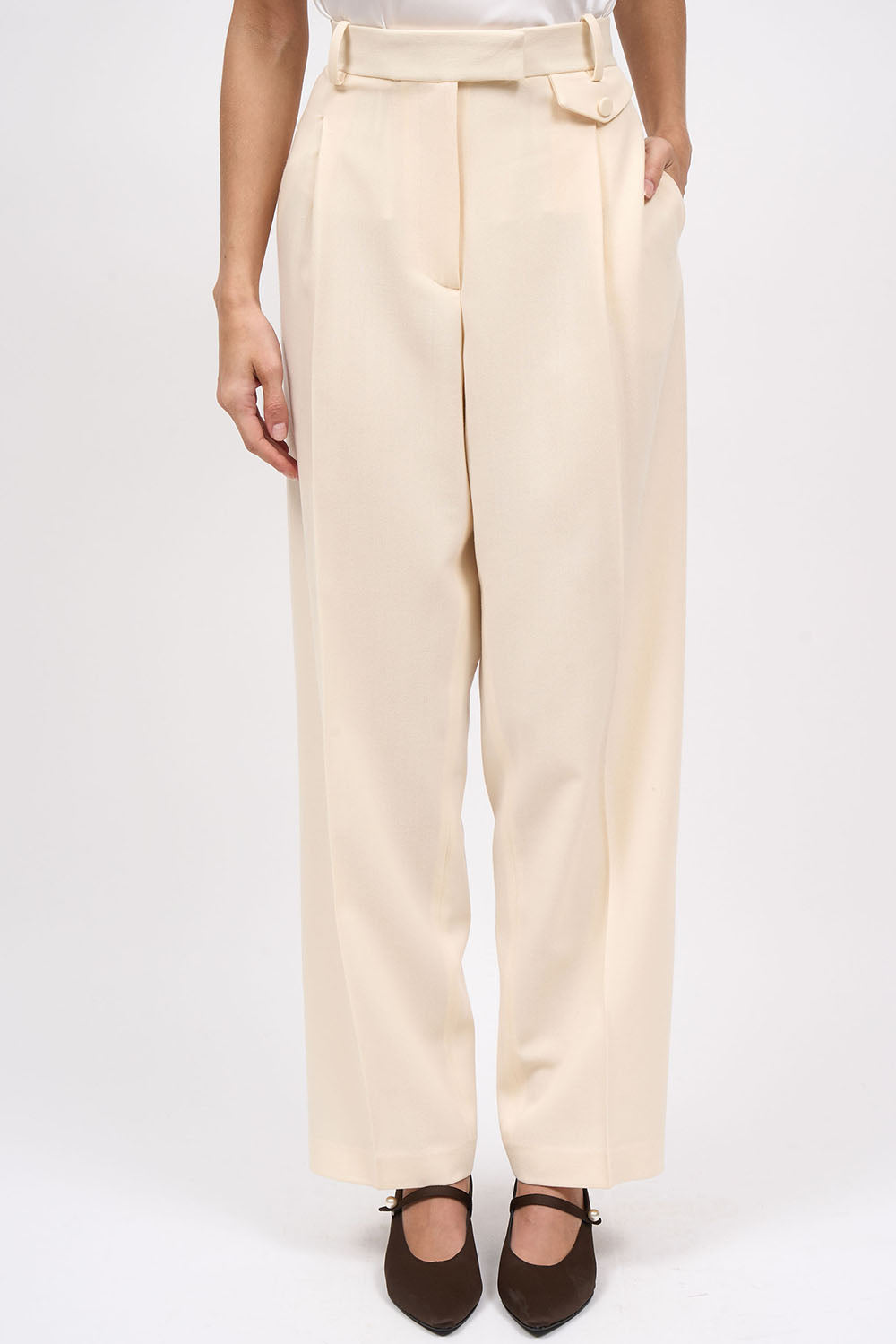 Paul & Joe Florin pantalon laine coupe droite