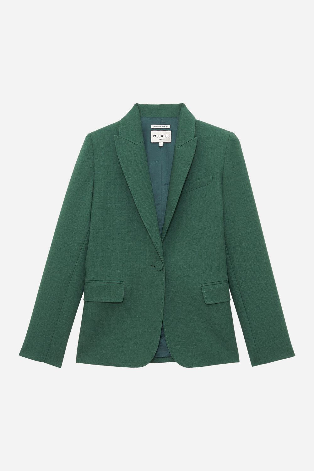 Paul & Joe Zalana veste tailleur Marine 36 drap laine