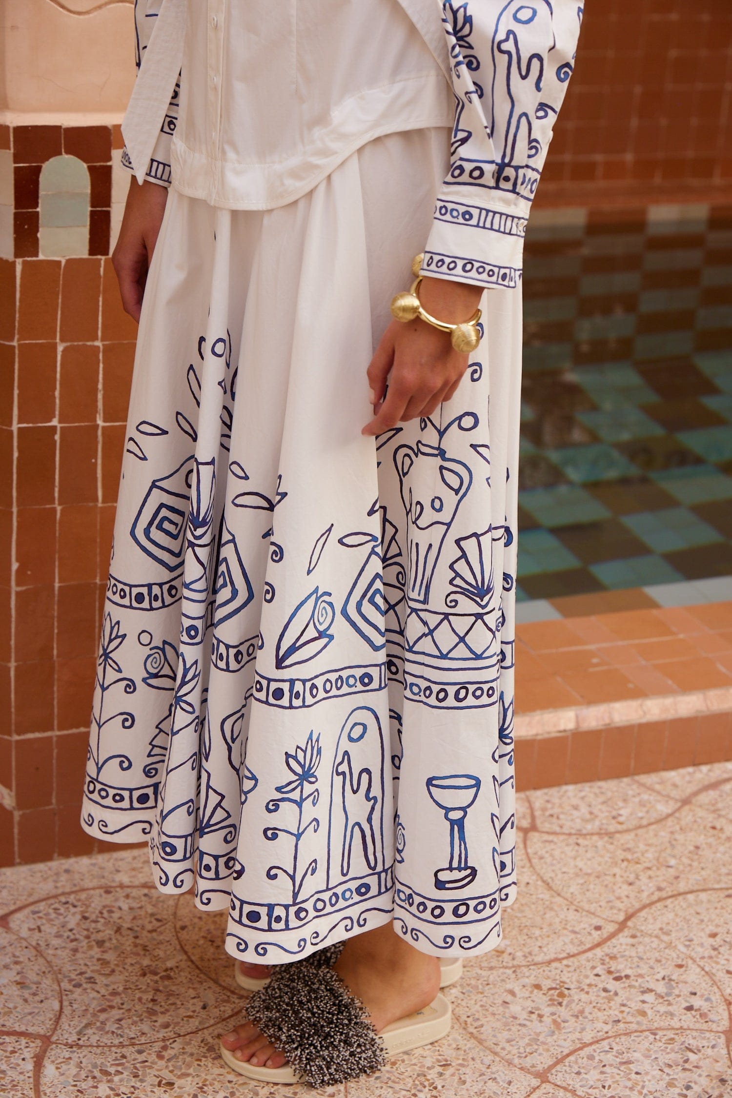 Alemais Leela Shirtdress robe chemise coton