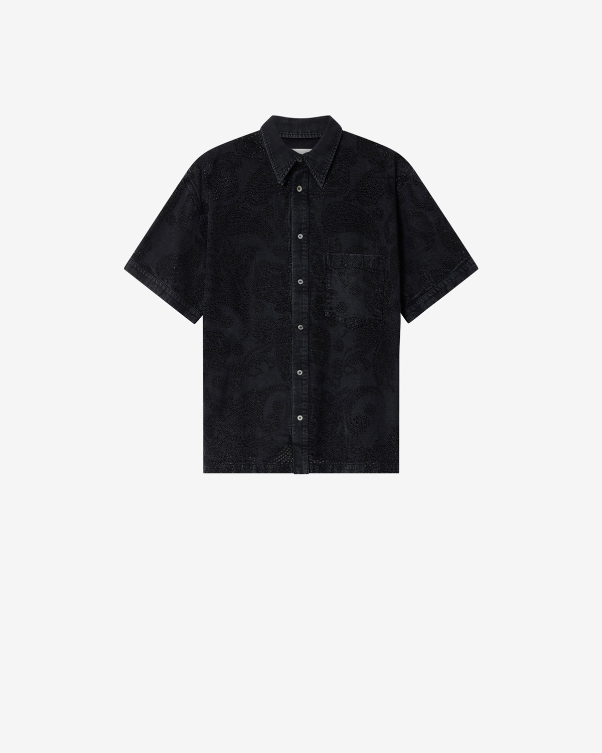 Isabel Marant Igwen CH0361HA chemise denim noir délavé