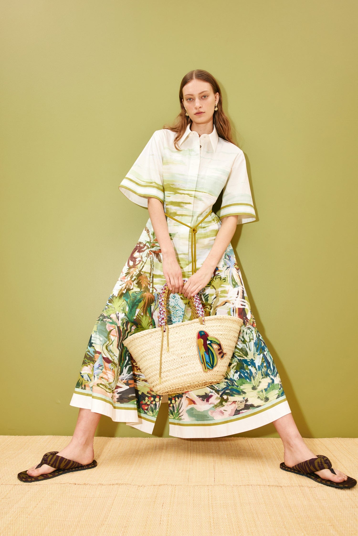 Alemäis Jungle Boogie Shirtdress robe chemise coton bio