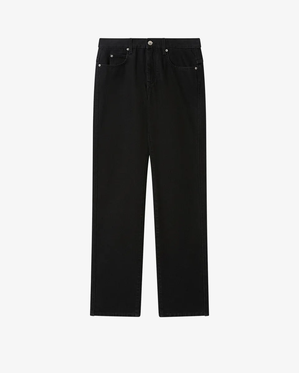 Isabel Marant Lewys jean noir délavé coupe fitted
