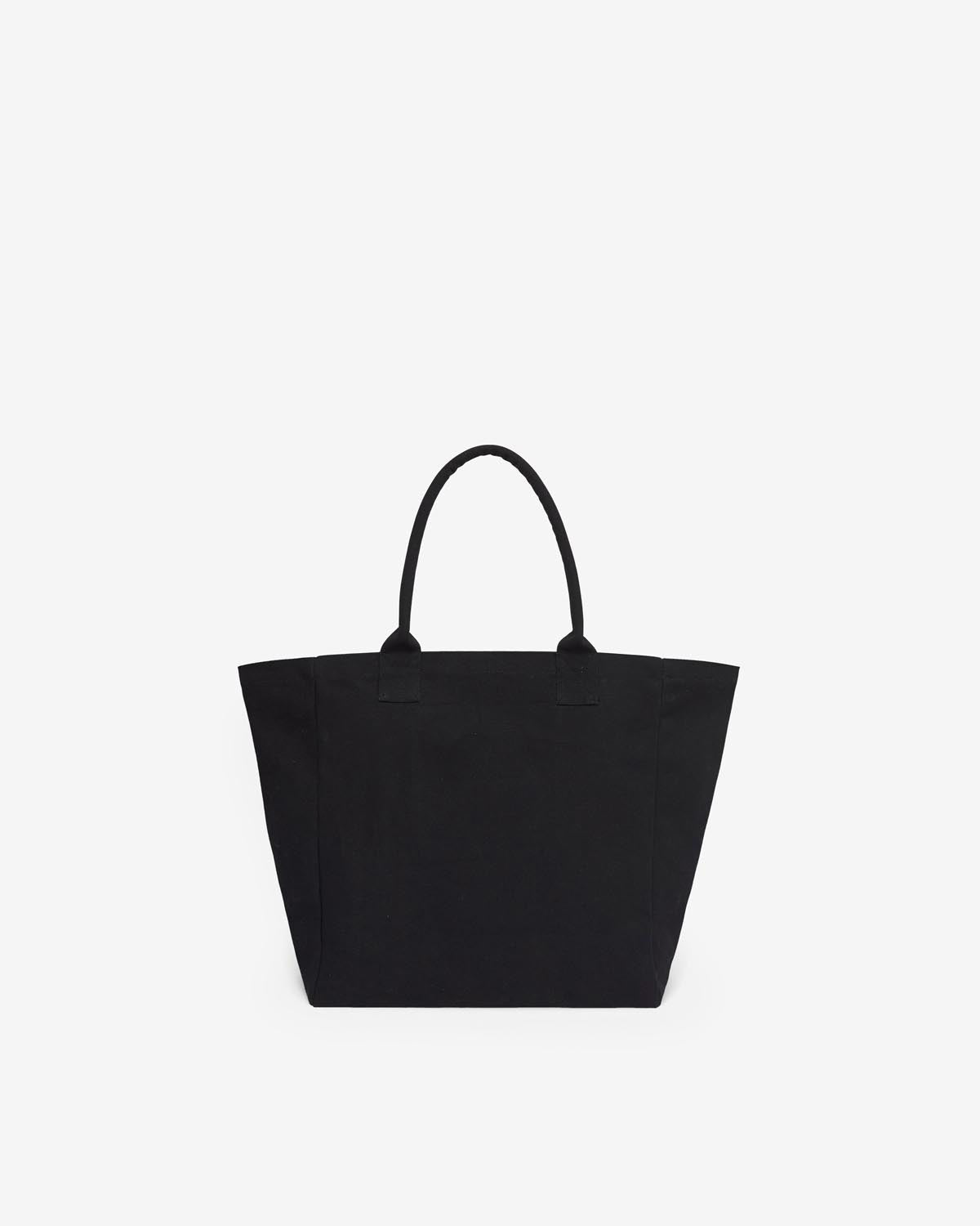 Isabel Marant Yenky Sac cabas noir coton logo