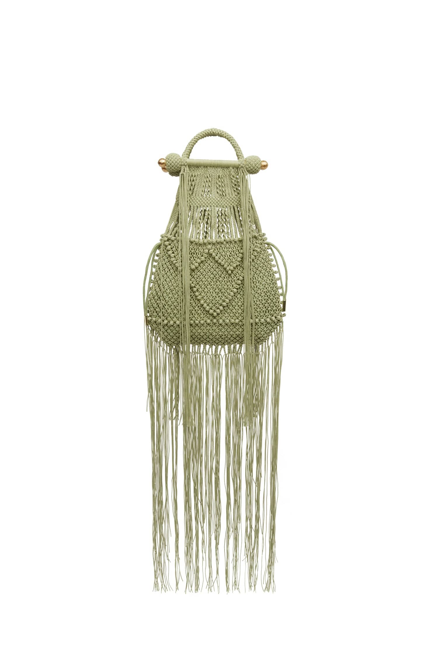 Alemäis Macrame sac coton franges anse