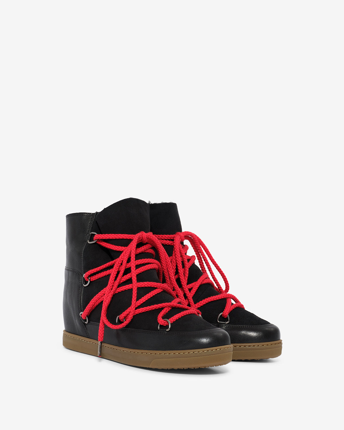 Isabel Marant Nowles bottines après-ski noir lacets