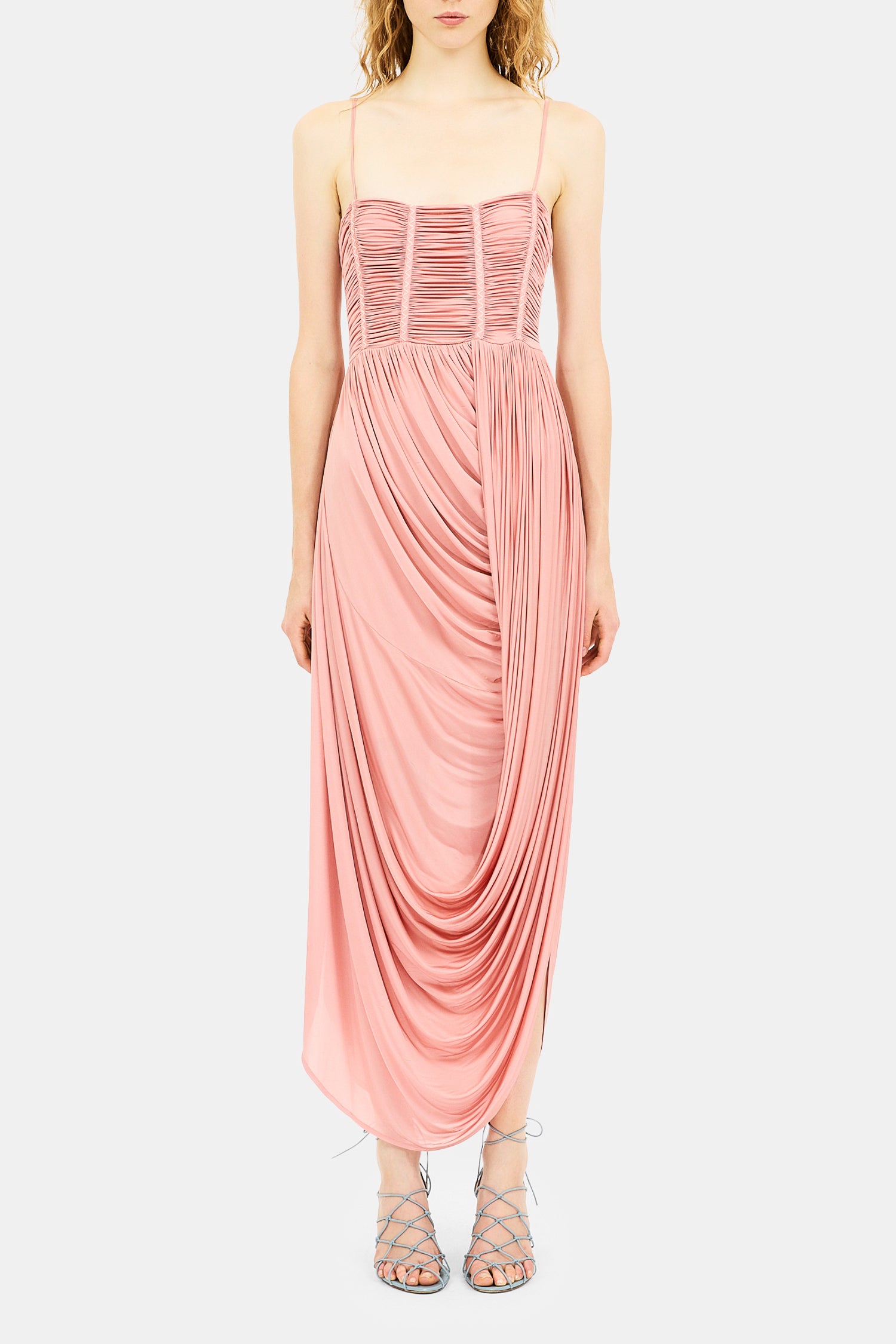 Ulla Johnson Antonia robe drapée Peony jersey midi