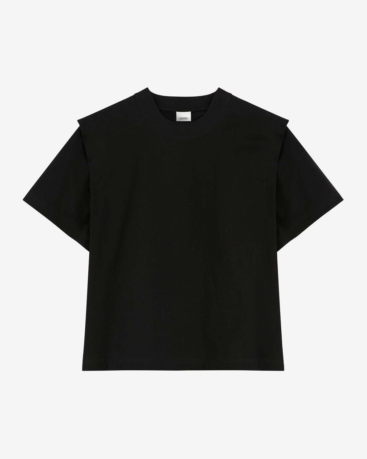 Isabel Marant Zelitos t-shirt noir coton ample