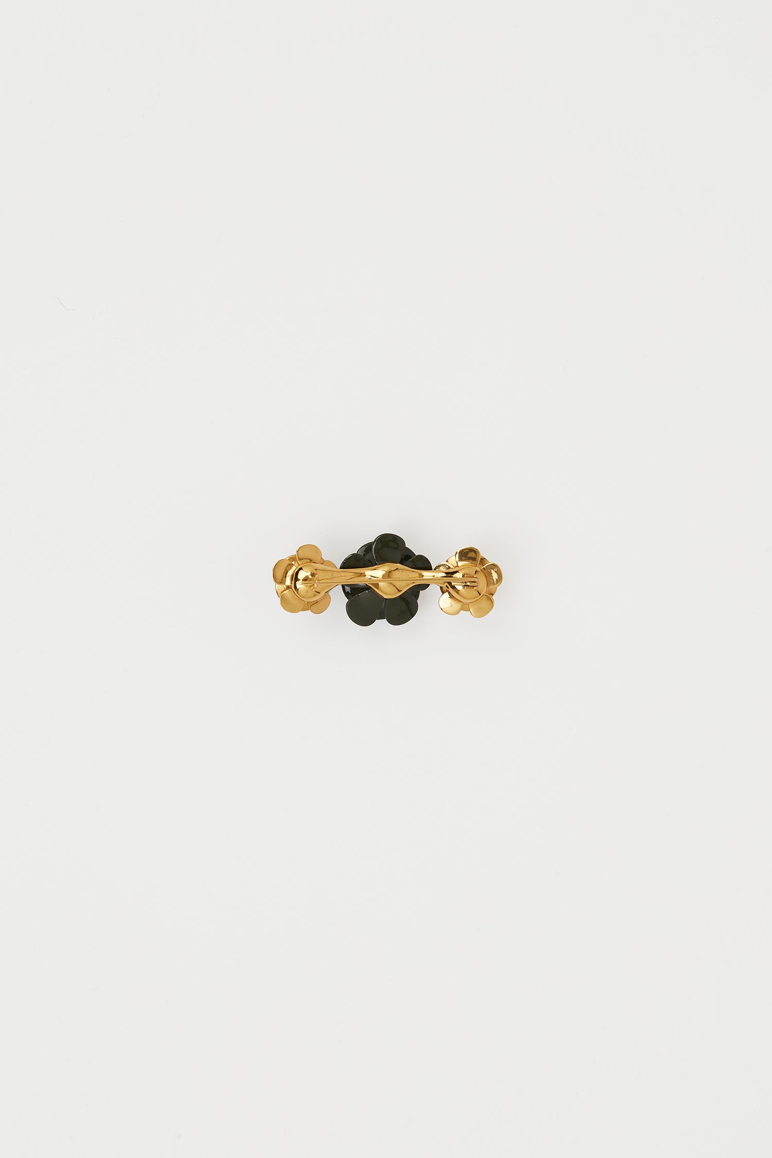 Patou JW091 broche fleur Winter Moss doré
