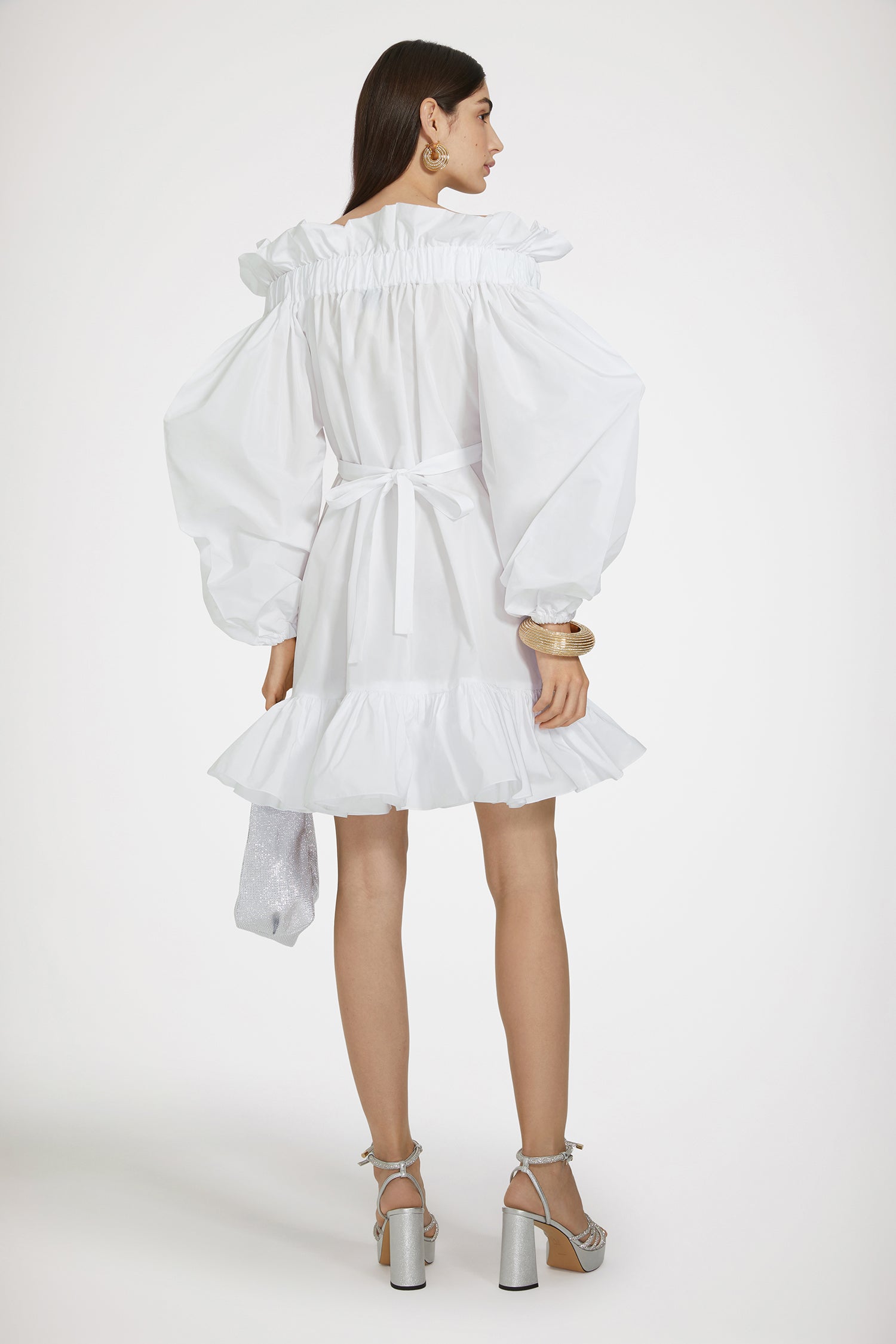 Patou P24DR1430011001W robe mini faille White