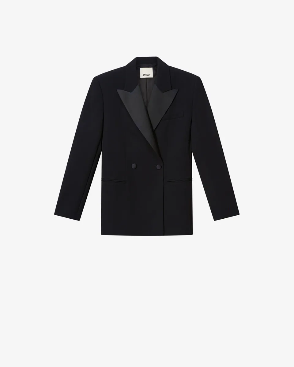 Isabel Marant Ranyae VE0845FA veste tailleur noire laine