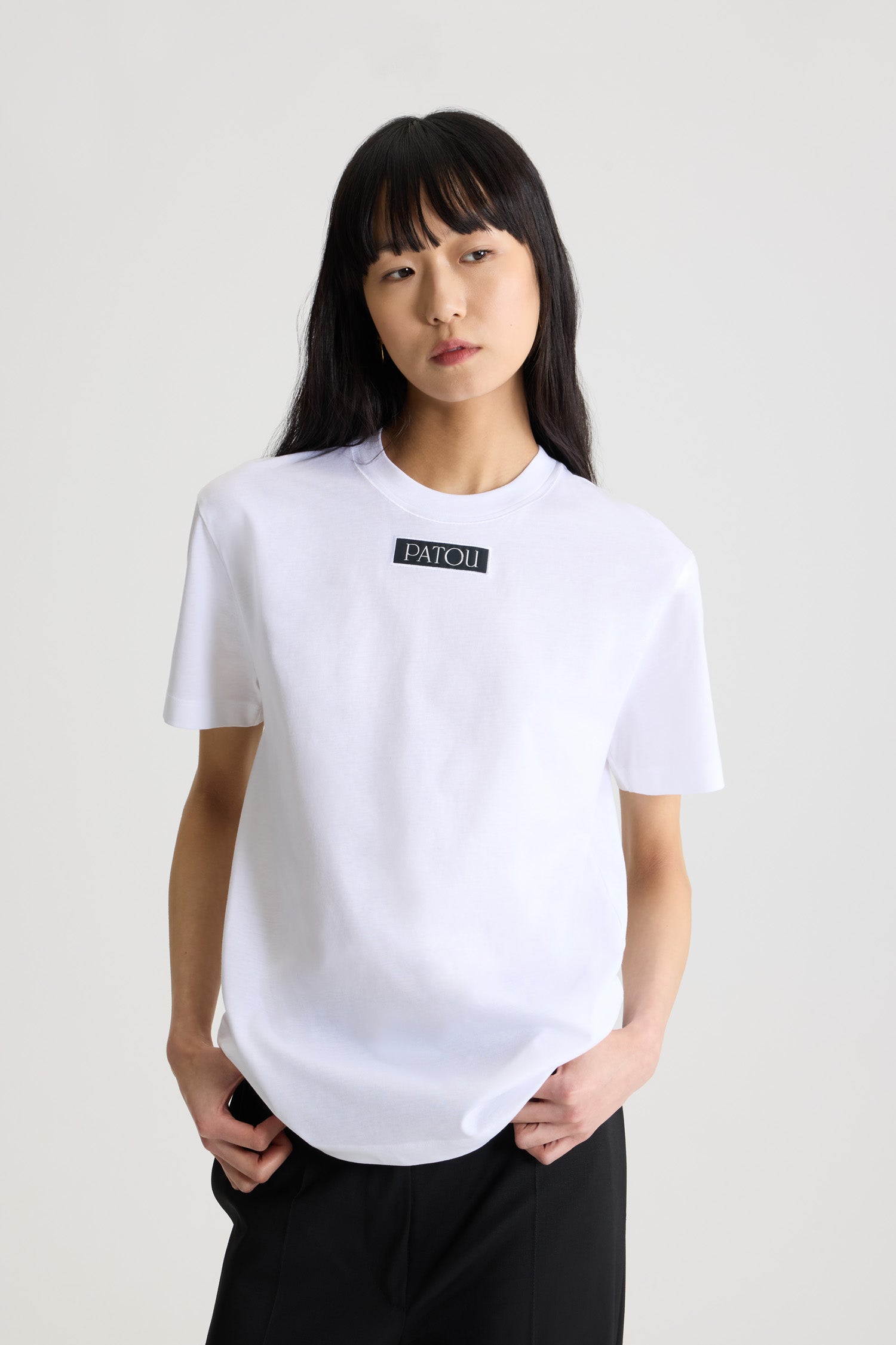 Patou JE187 t-shirt blanc coton bio