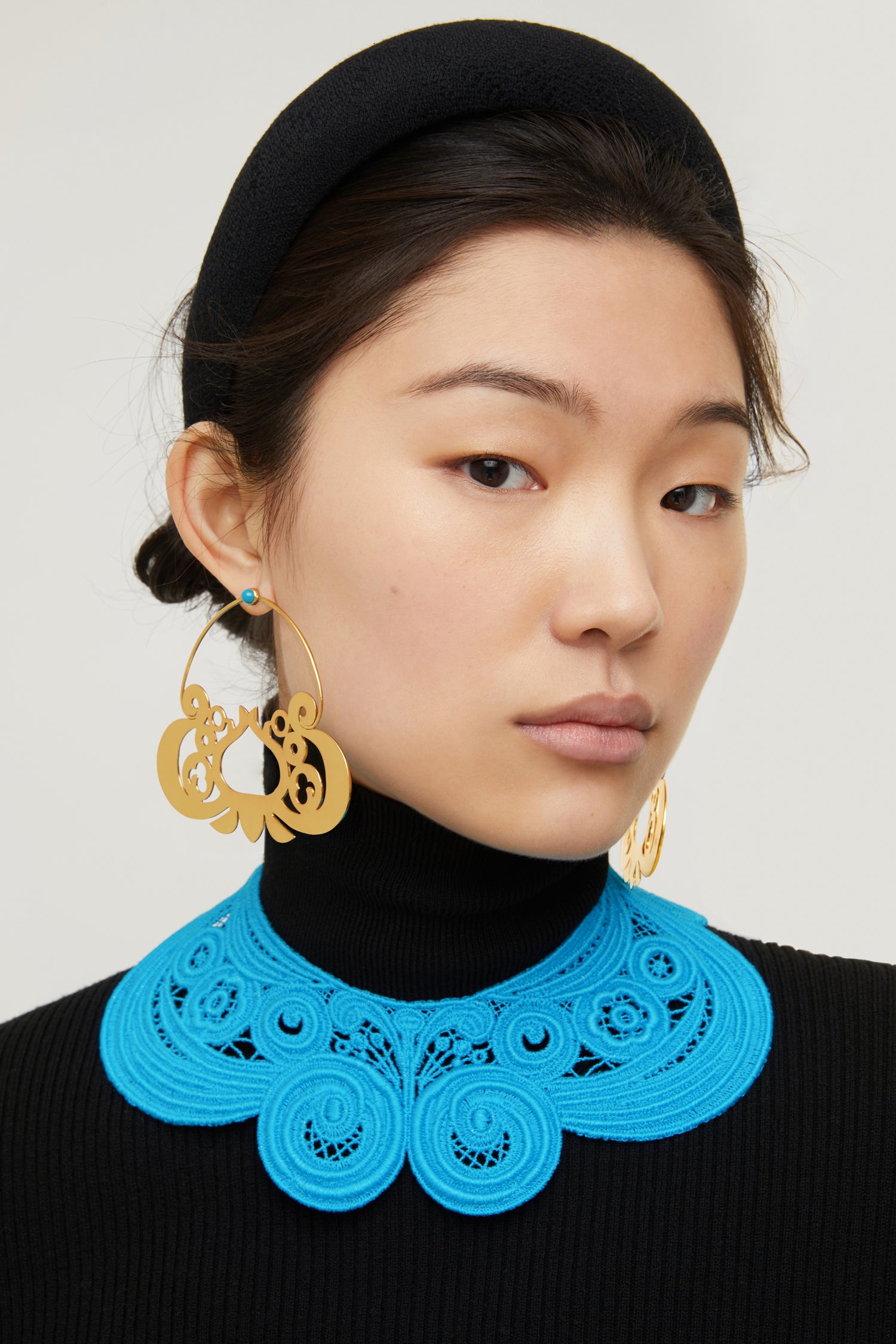 Patou Jewellery A21JW0711000622B créoles perles Bleu