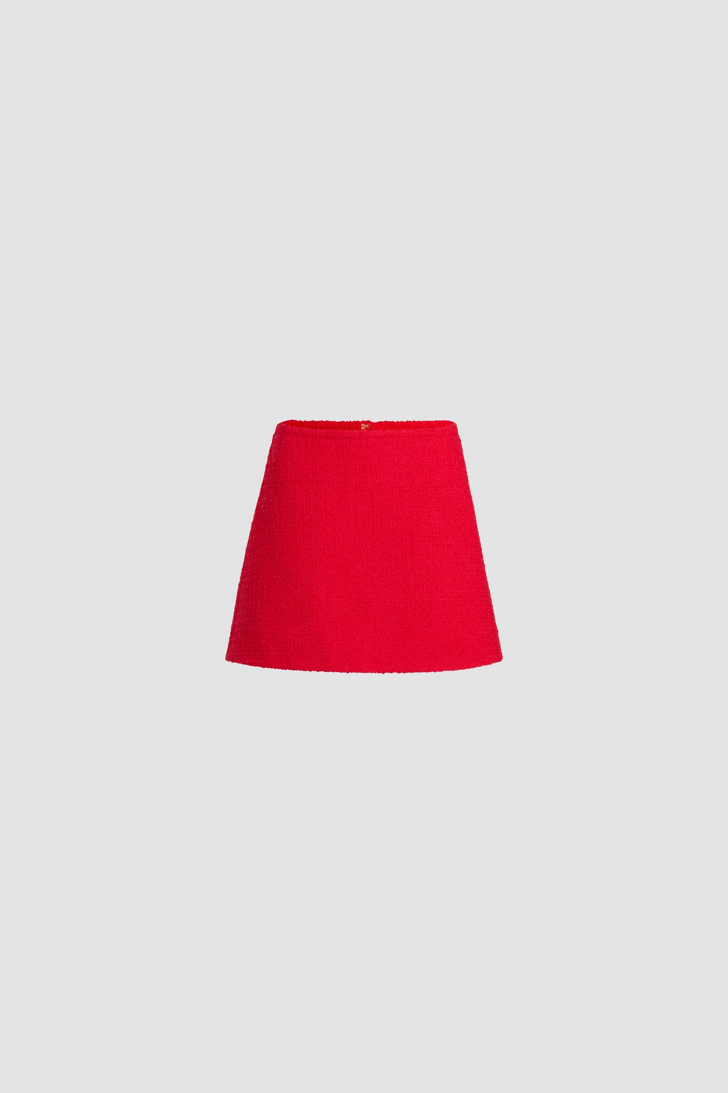 Patou H25SK0860223312R mini jupe tweed rouge