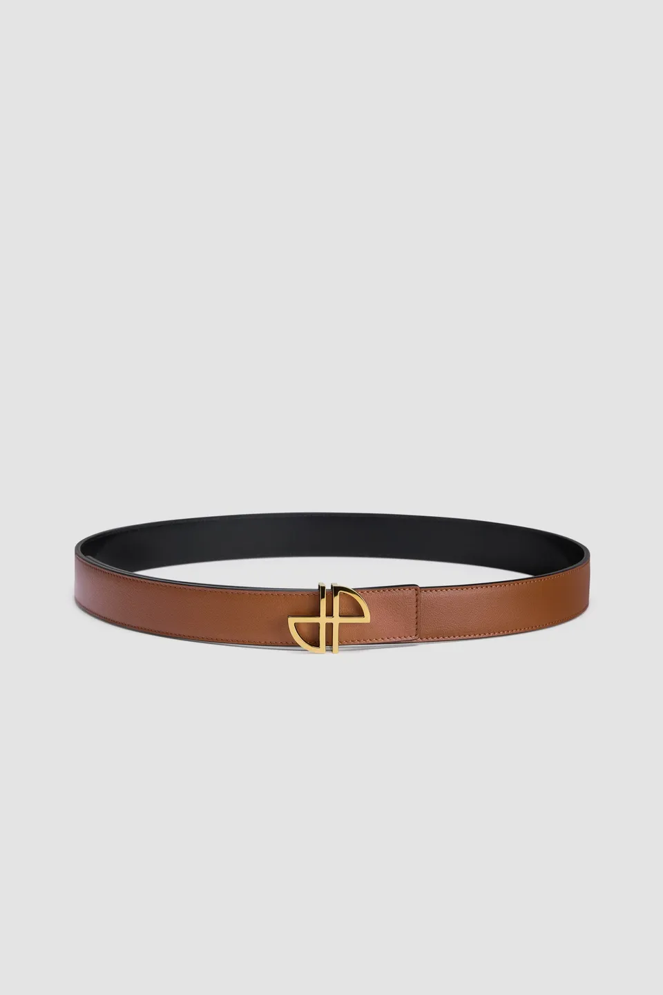 Patou Accessories JP BE001 ceinture cuir Noir Marron S