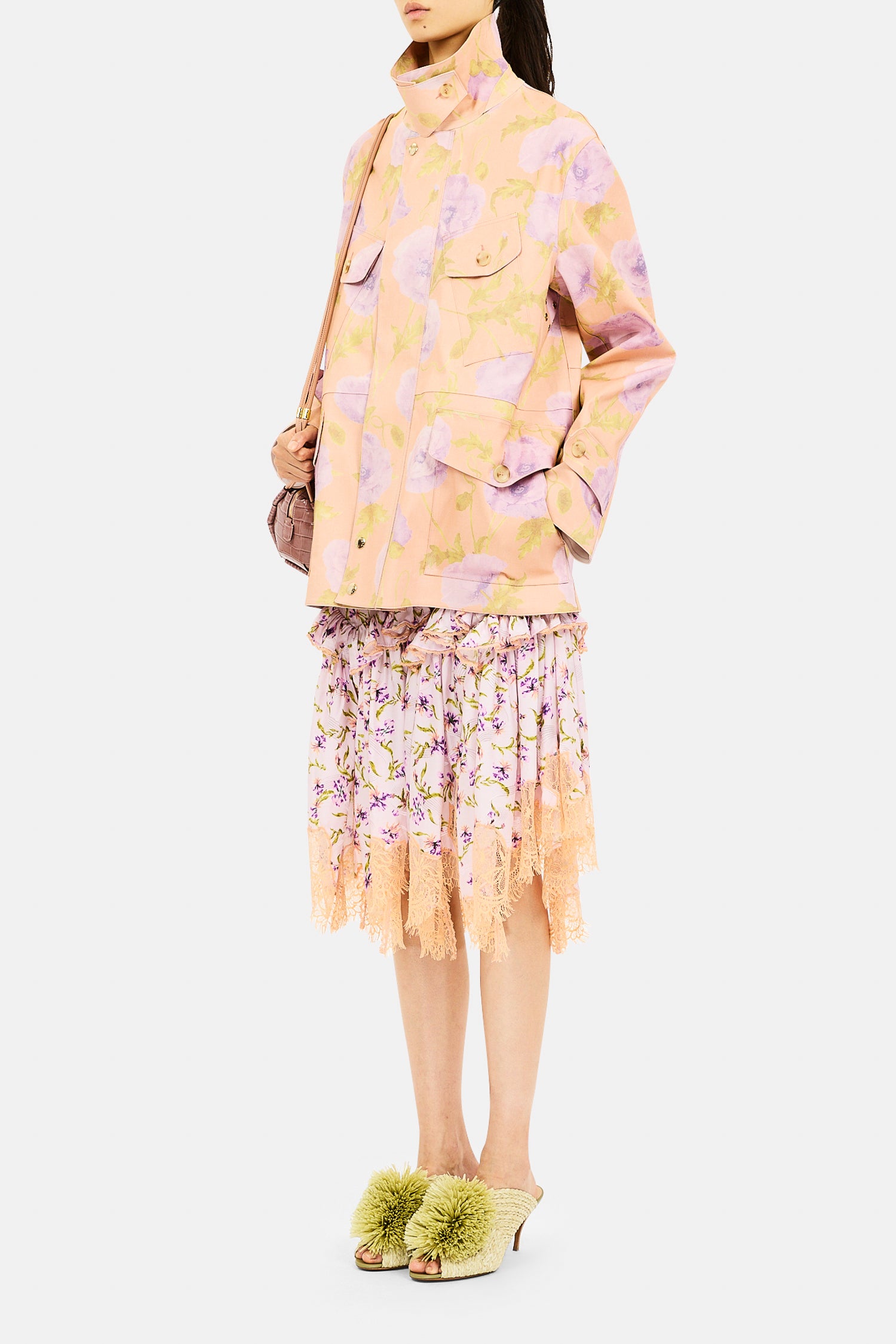 Ulla Johnson Isolina SP270320 jupe midi Heliotrope