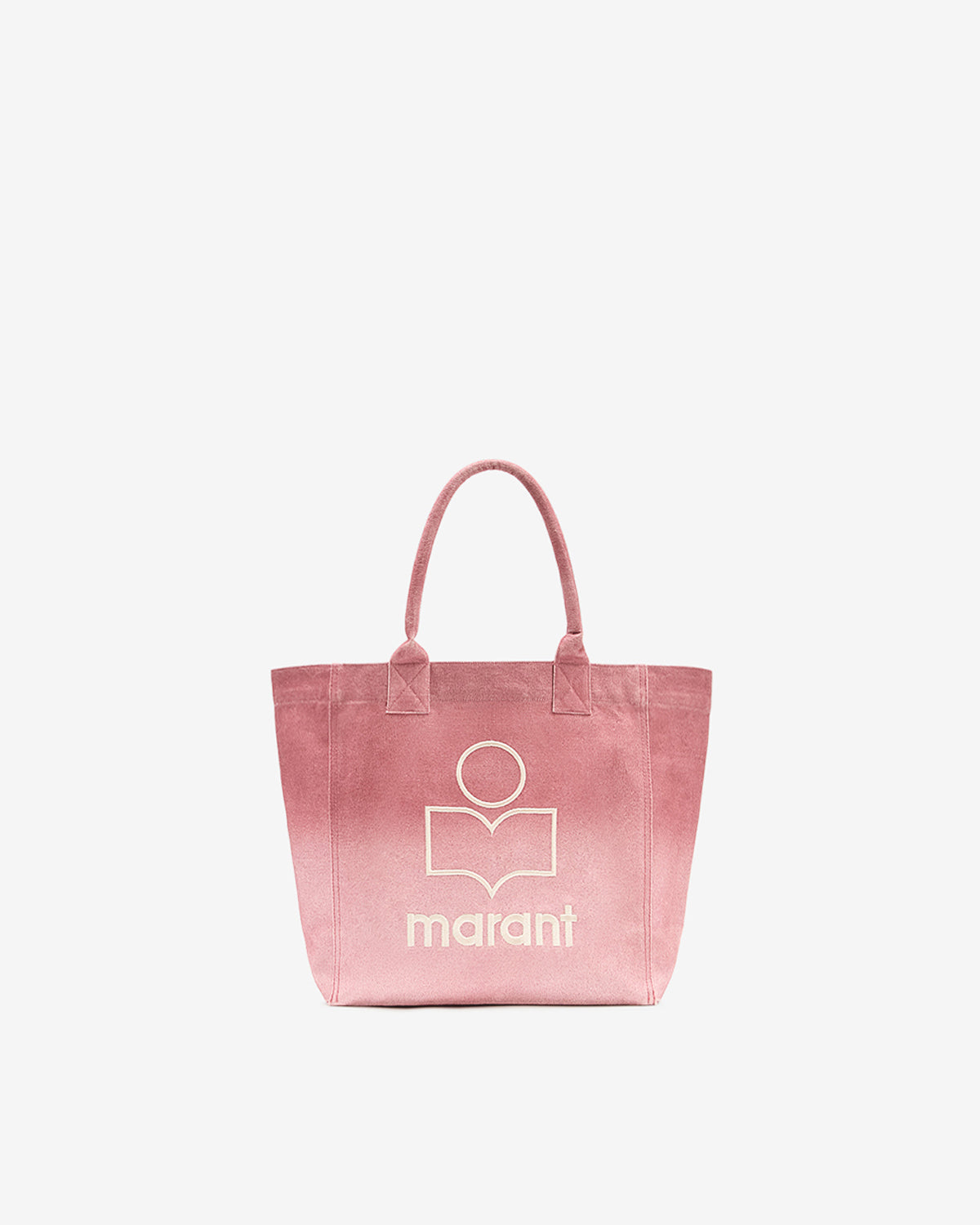 Isabel Marant Yenky Small sac cabas coton framboise
